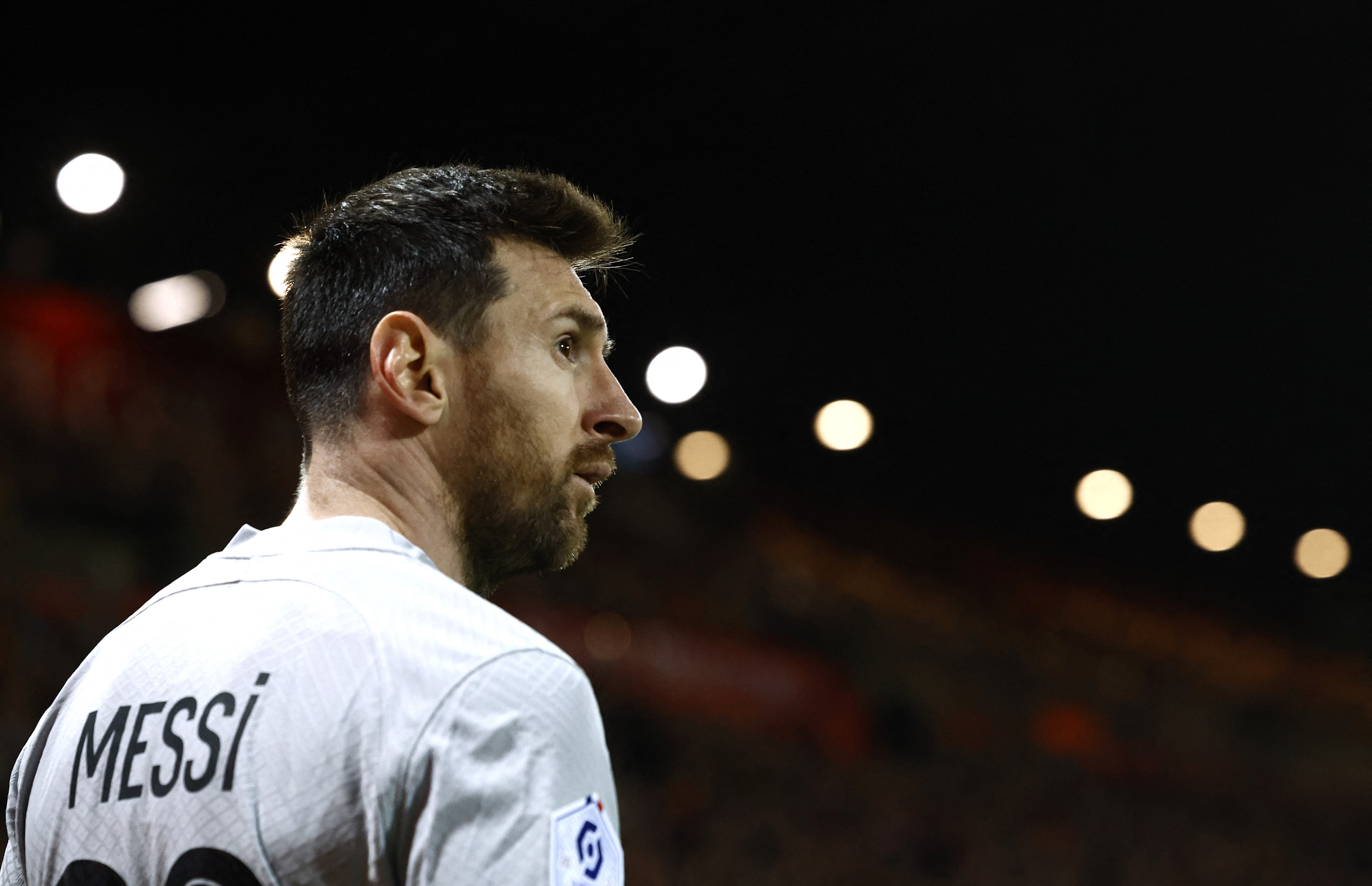 Soccer Football - Ligue 1 - Brest v Paris St Germain - Stade Francis-Le Ble, Brest, France - March 11, 2023 Paris St Germain's Lionel Messi during the match REUTERS/Stephane Mahe