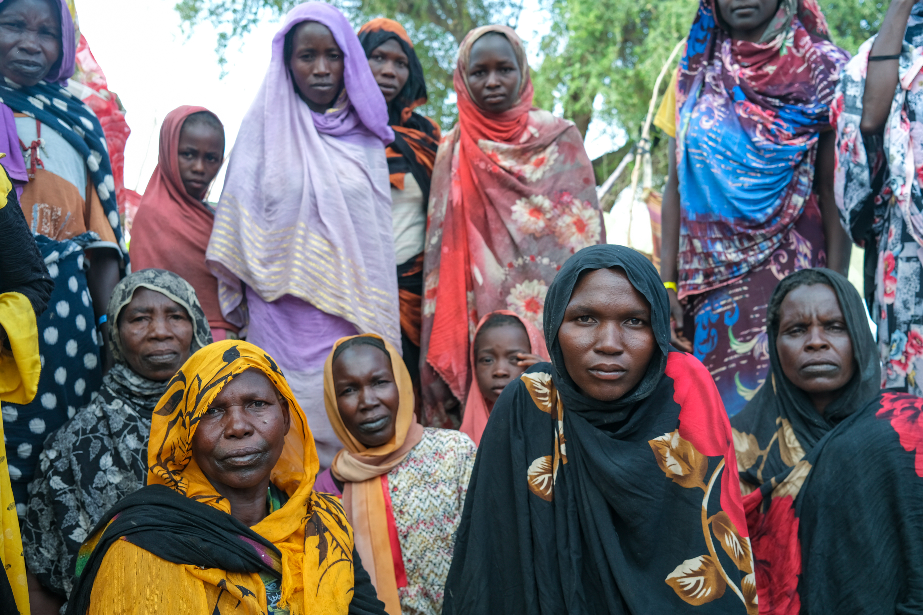 Sudanese refugees in an informal settlement in Chad. The war has so far displaced 2.2 million people, including hundreds of thousands who sought refuge in neighbouring countries