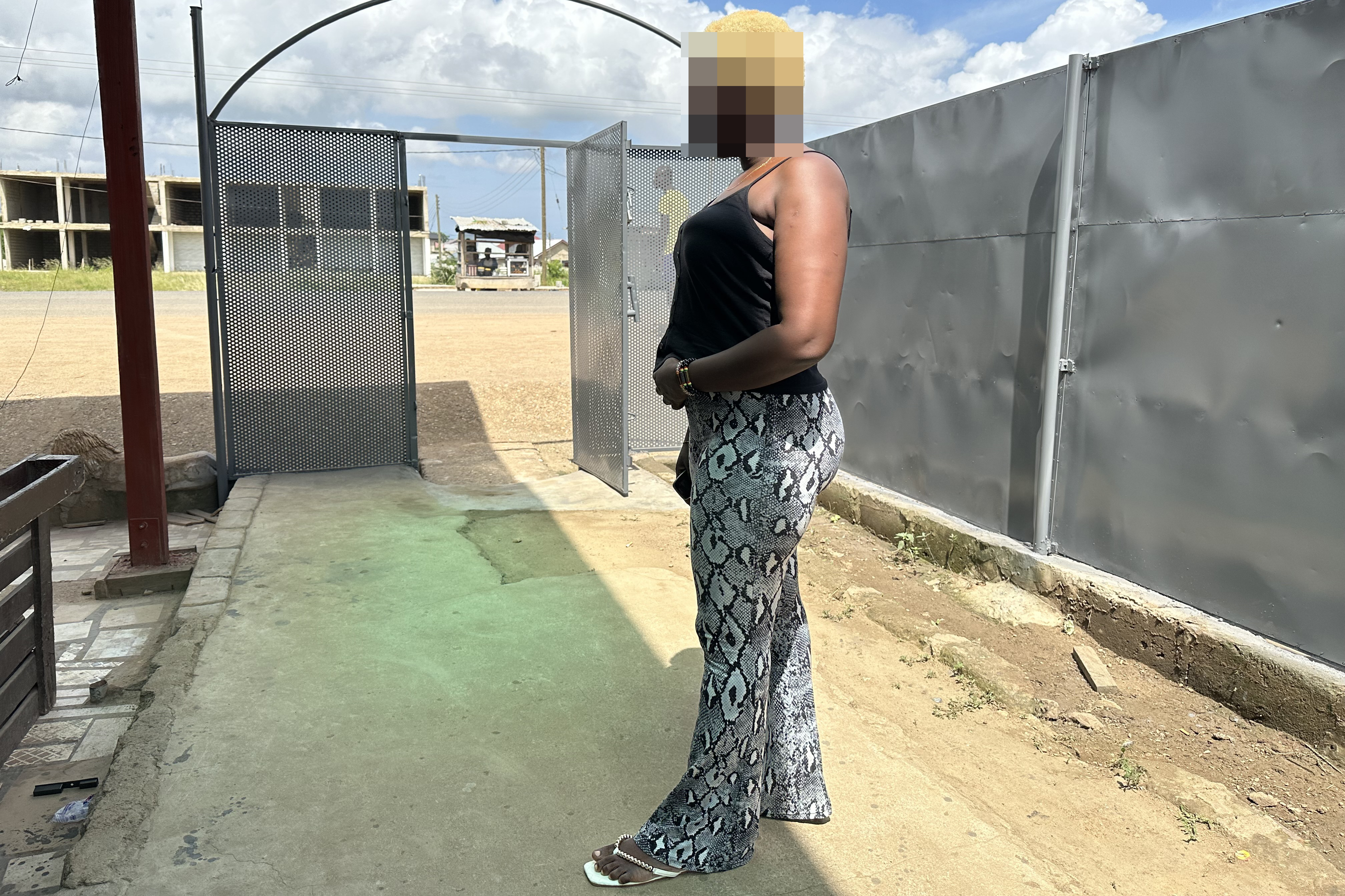 Diamond shares her tale of hope amid despair at an obscure drinking spot in Kasoa, Ghana