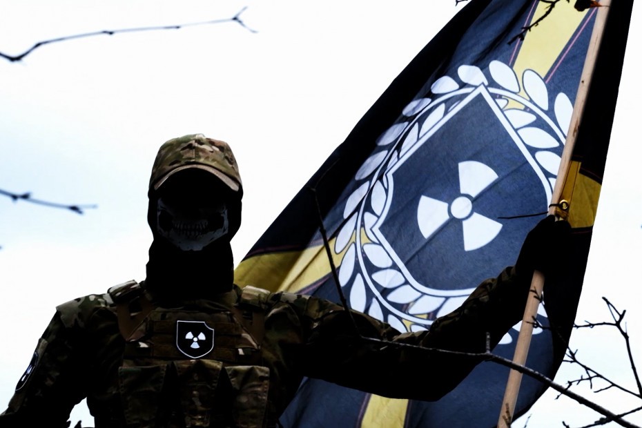 Screen shot from a neo-Nazi propoganda picture