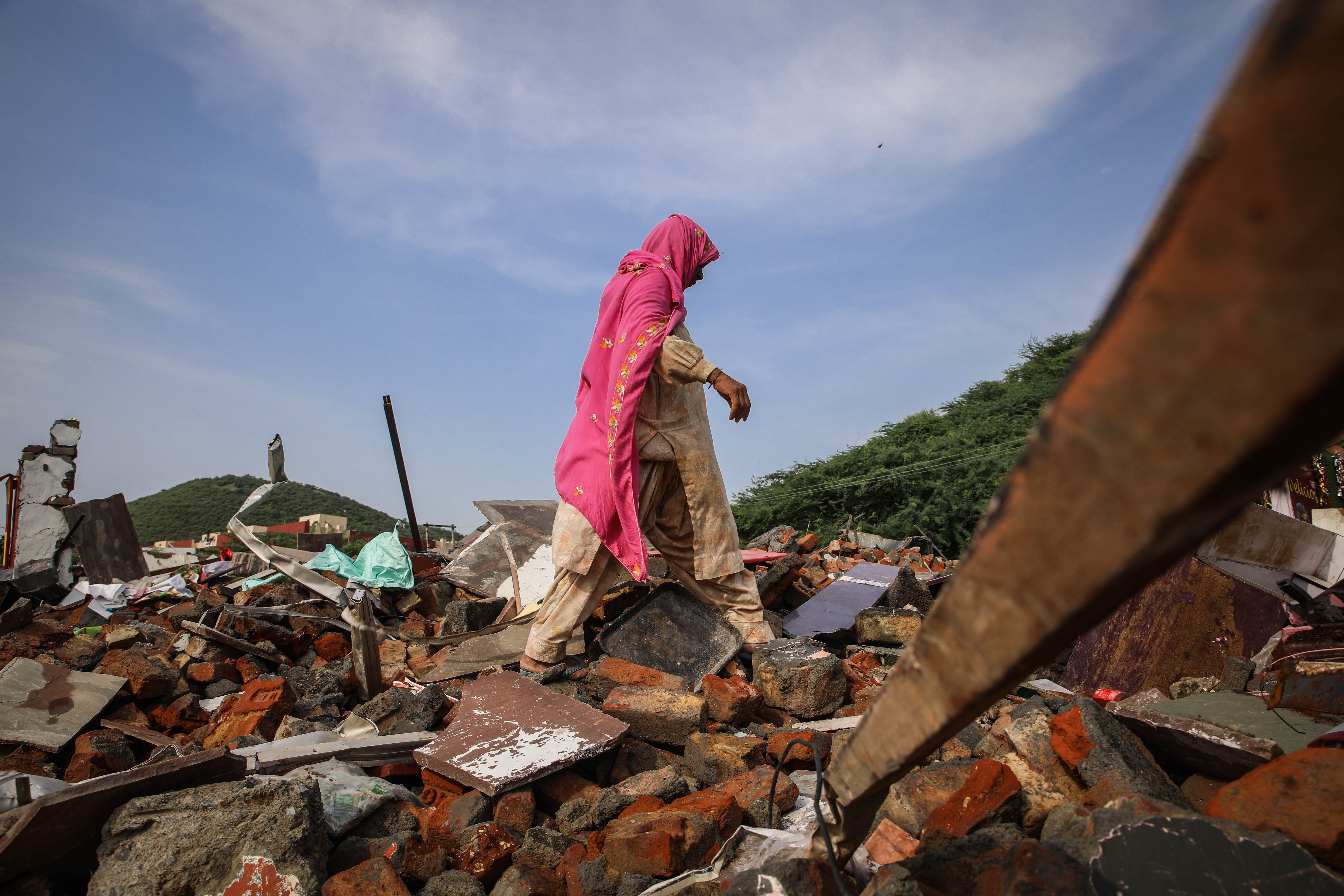 India Haryana demolitions