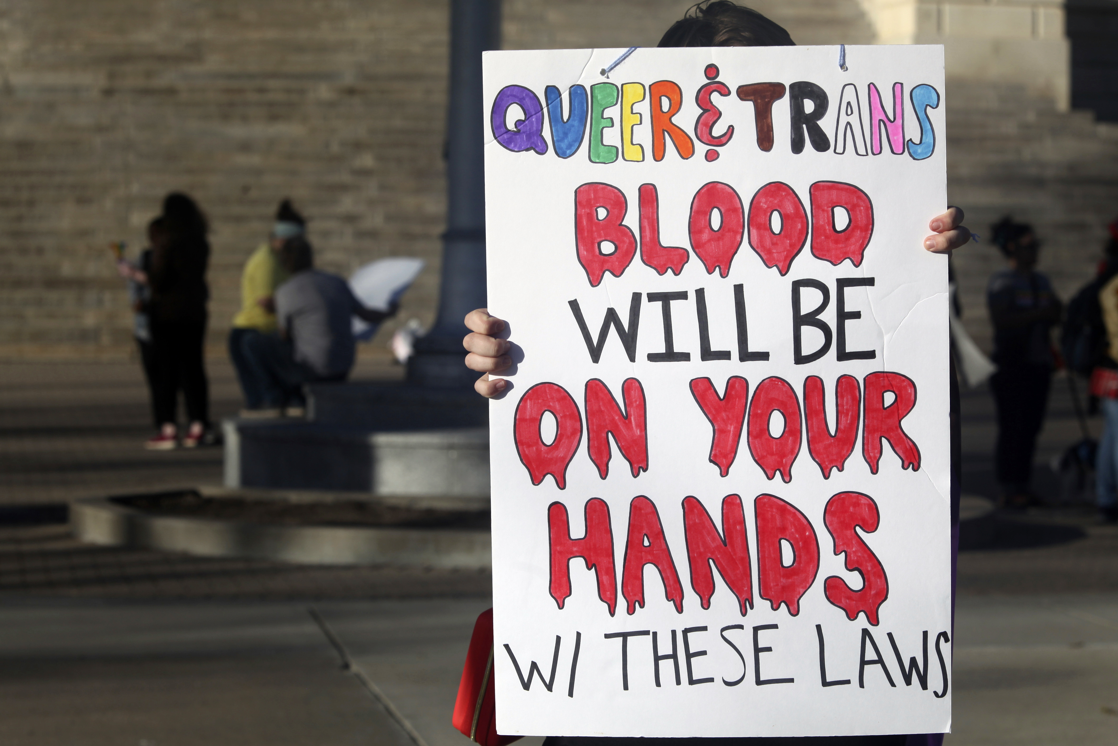Transgender protest