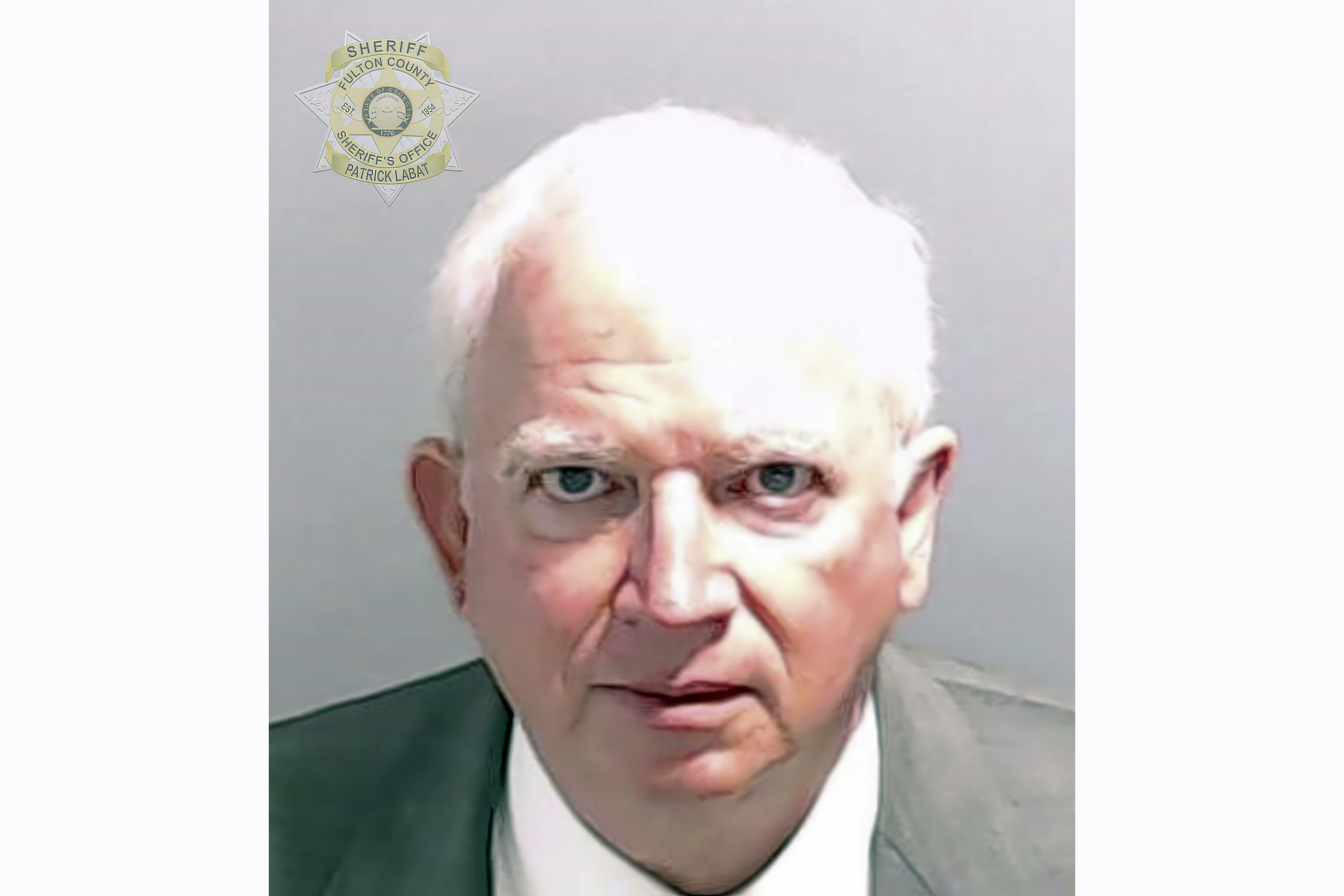 Eastman is the former dean of Chapman University Law School [Fulton County Sheriff’s Office via AP Photo]