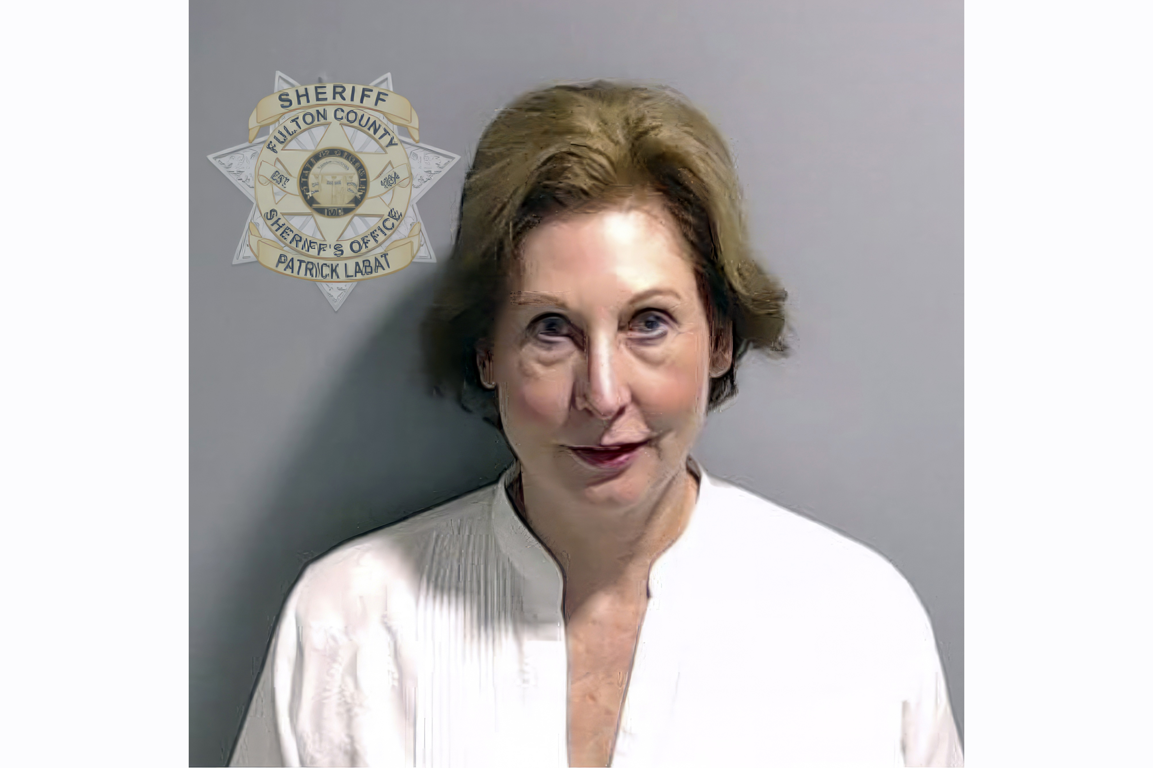 Powell was Trump’s 2020 campaign lawyer [Fulton County Sheriff’s Office via AP]