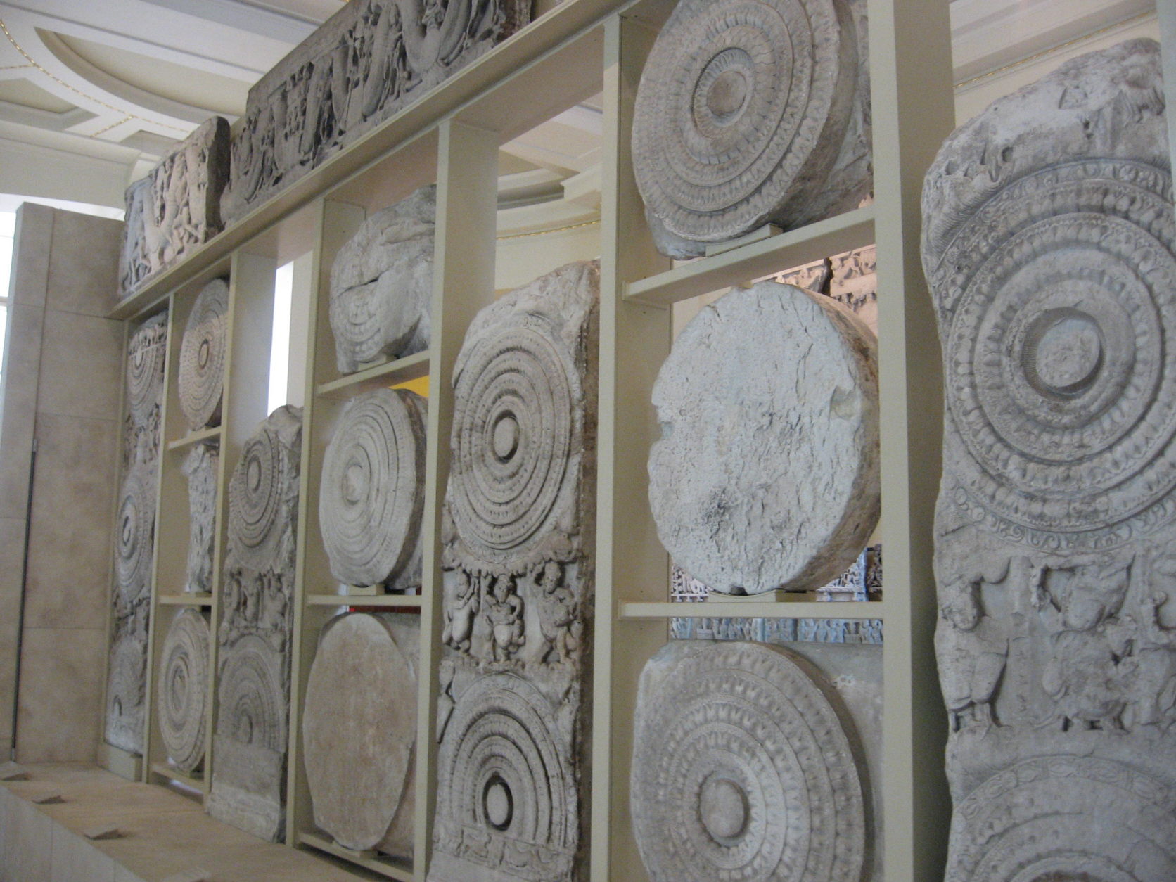 Amravati Marbles at the British Museum in the Asian Gallery