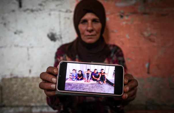 Agzaya al-Karaan was separated from her 12 children after she was deported to Gaza [Al Jazeera]