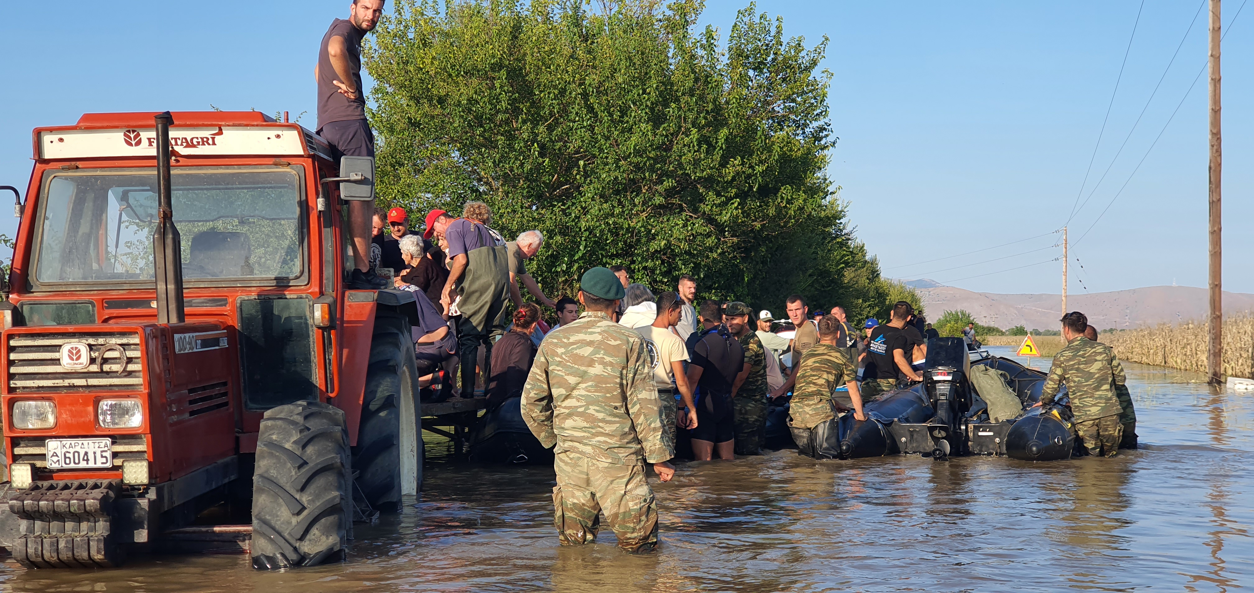 Security forces help save lives during flood