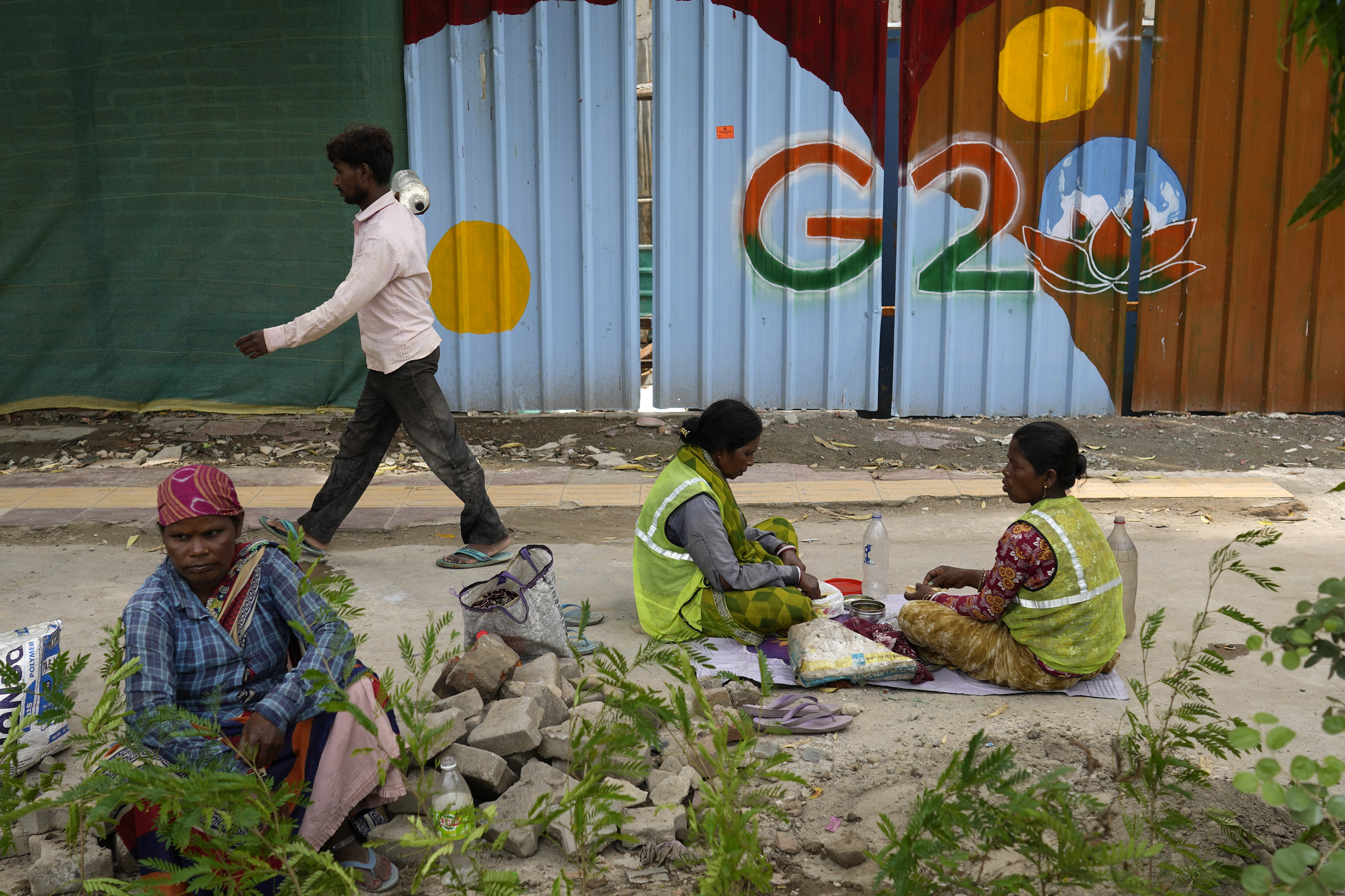 India G20 New Delhi's Poor
