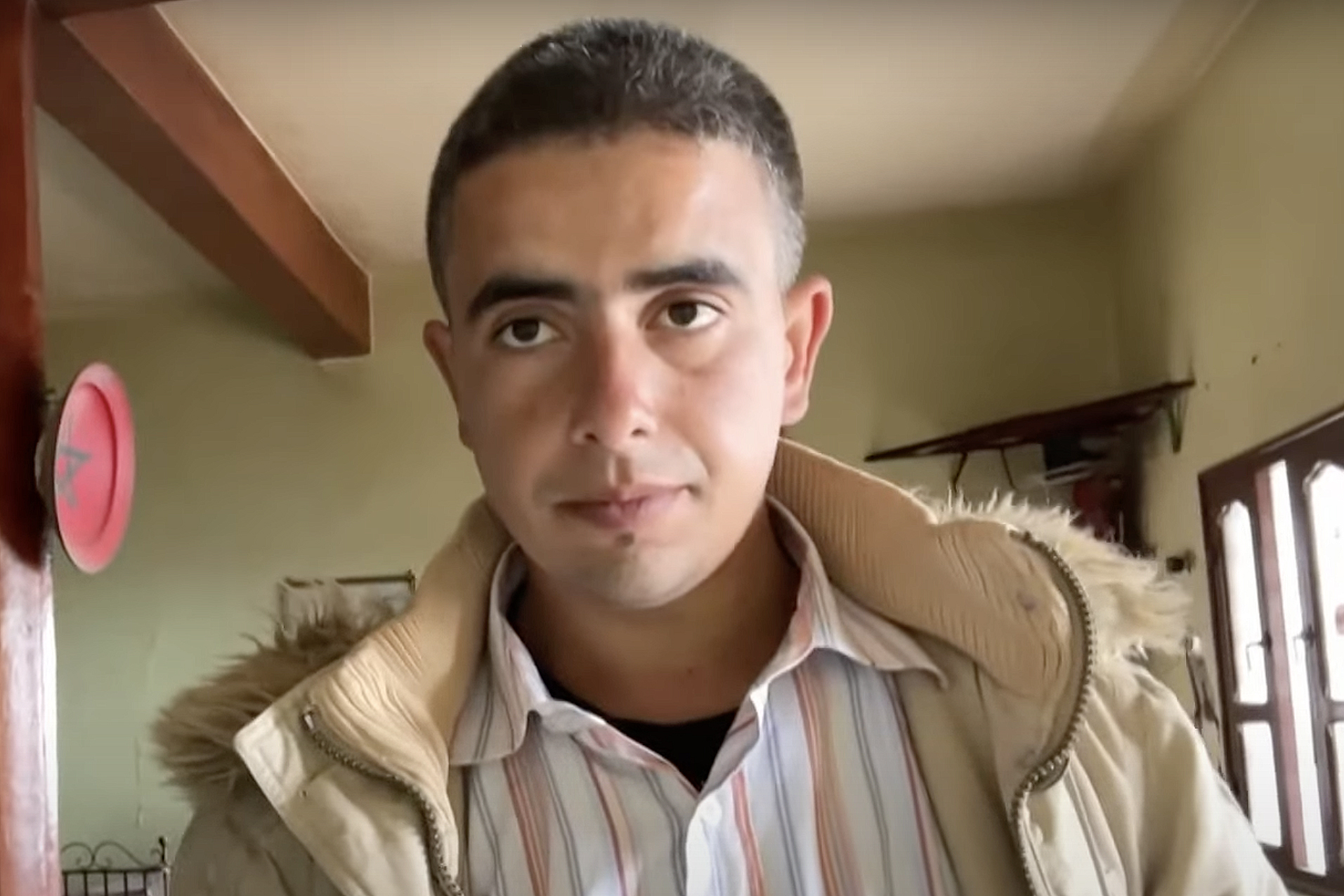 Hamza Boumazough [Screenshot/Al Jazeera]
