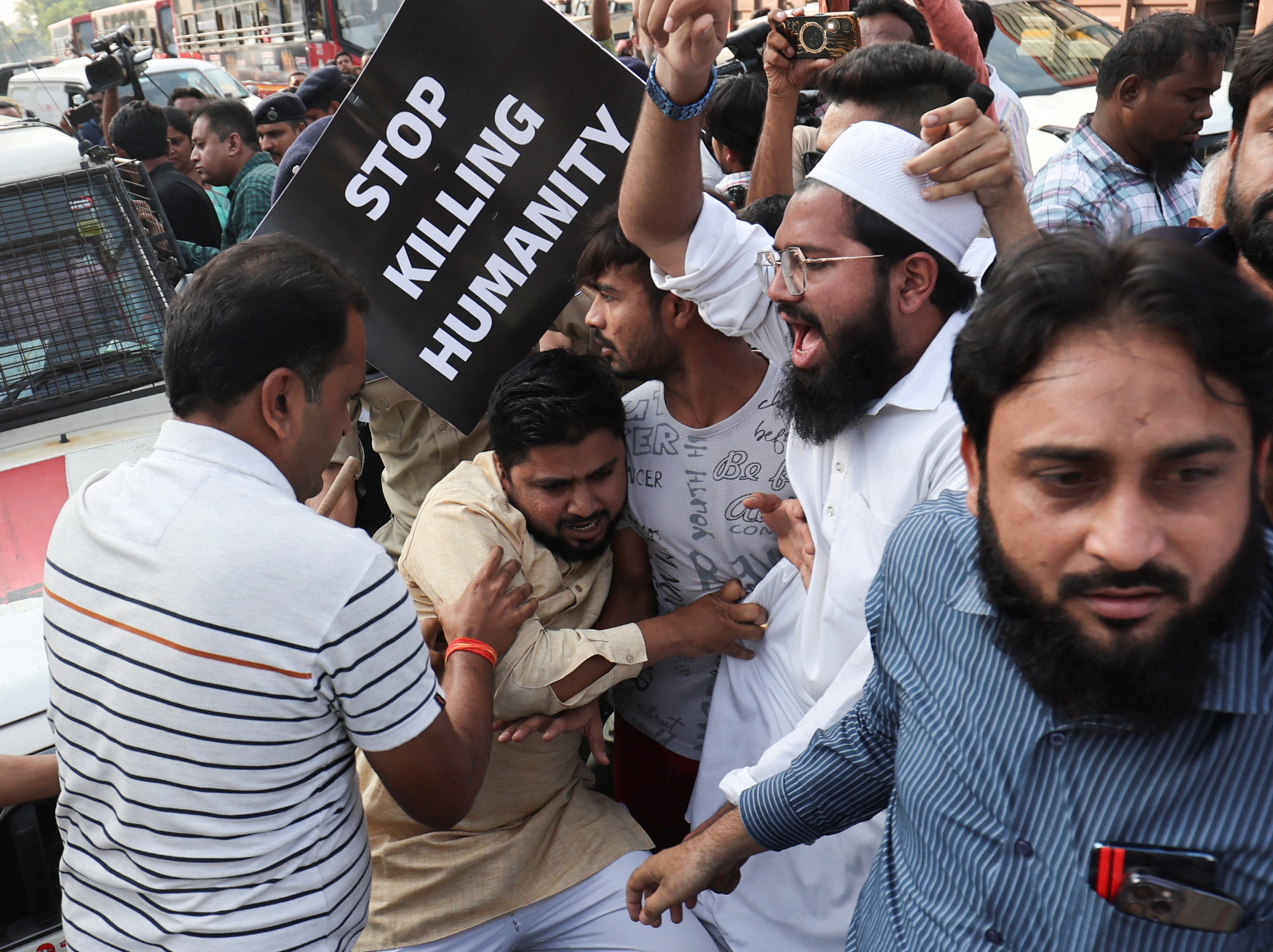 India Israel-Palestine protest