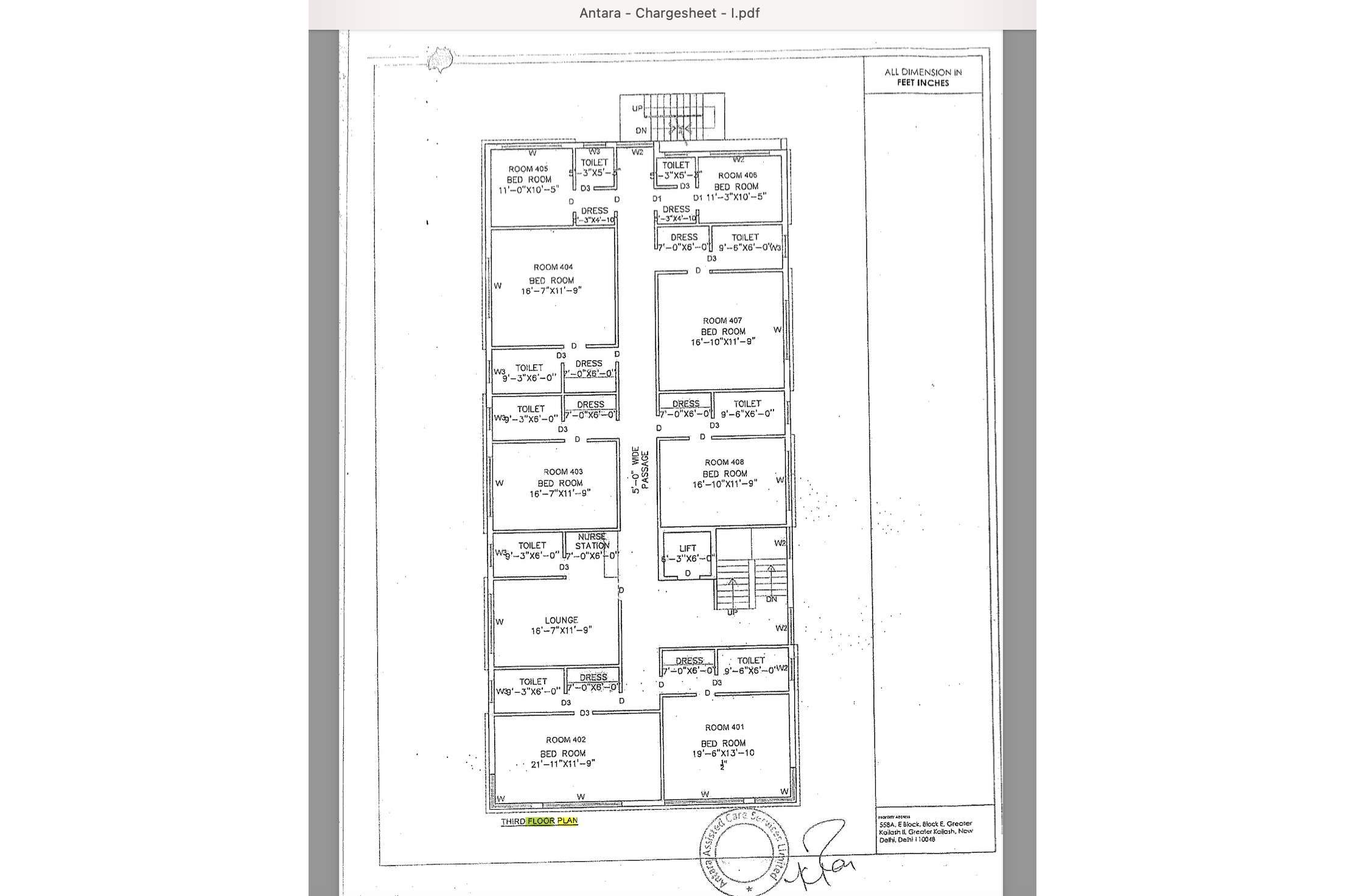 3rd floor map