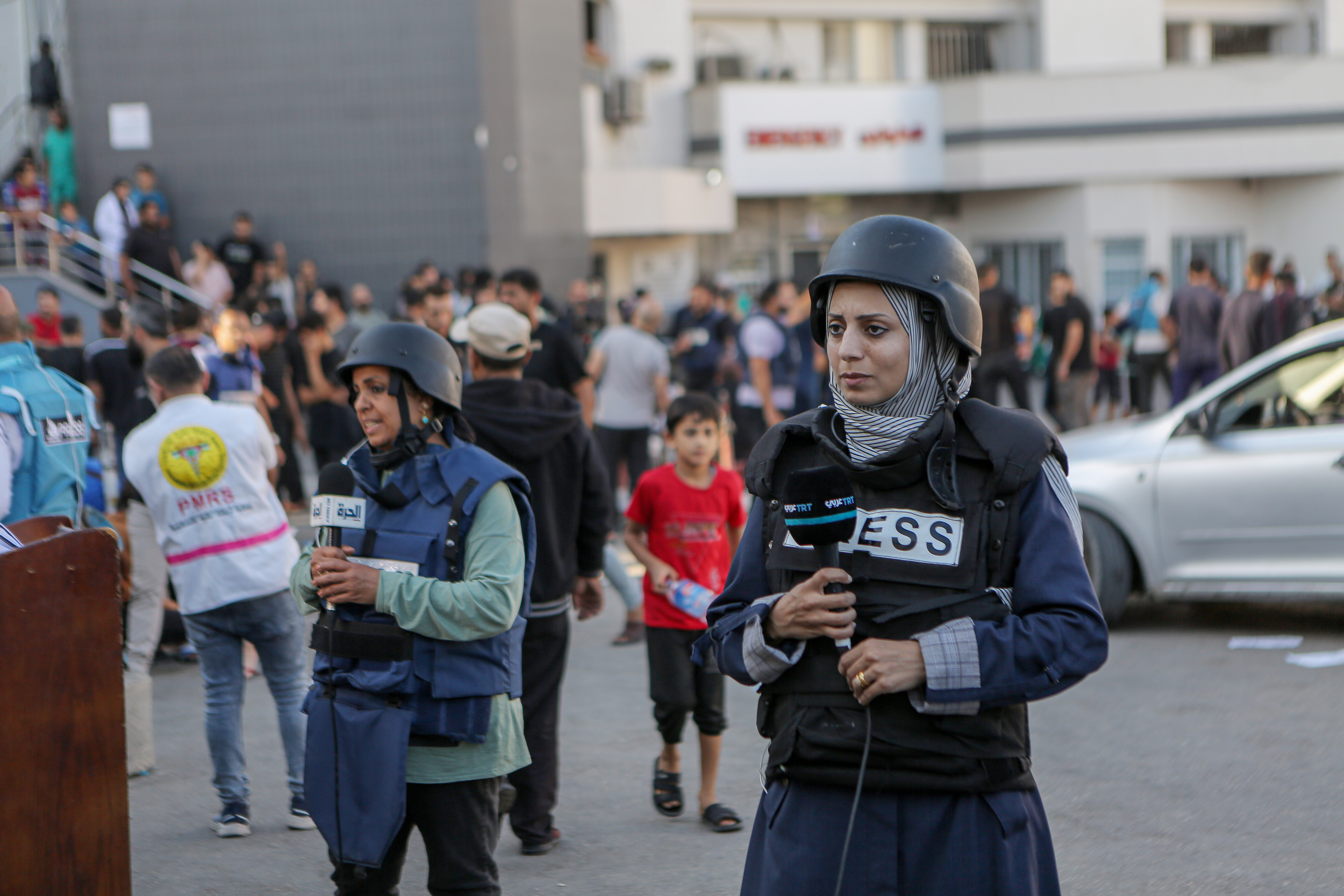 Shorouq Shaheen, a correspondent for Syria TV