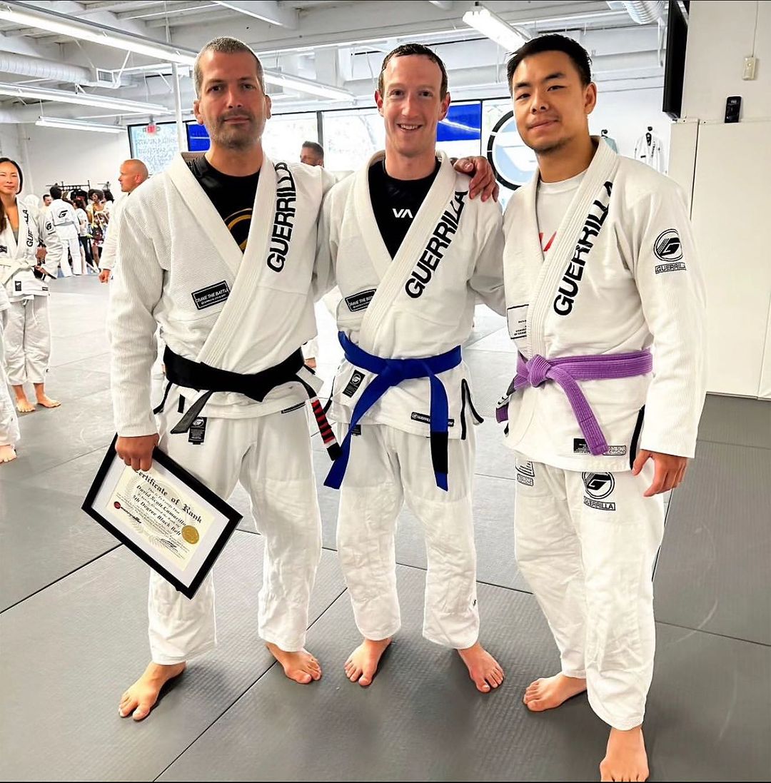 Khai Wu and Mark Zuckerberg