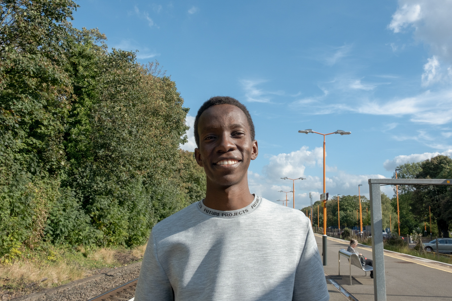 Mahmoud Altigani, 26, from Sudan is seeking asylum in the UK