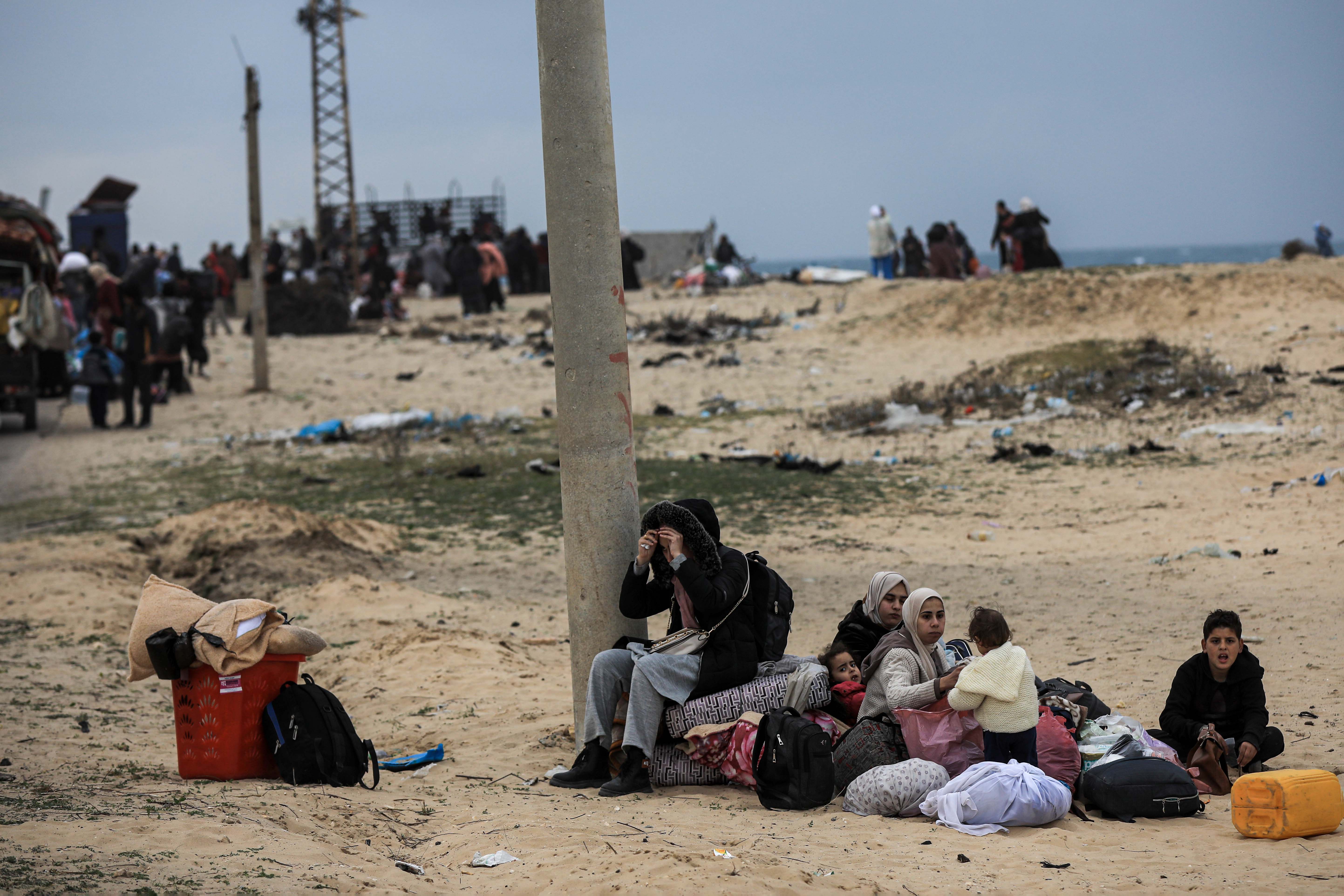 Displacement from Khan Younis
