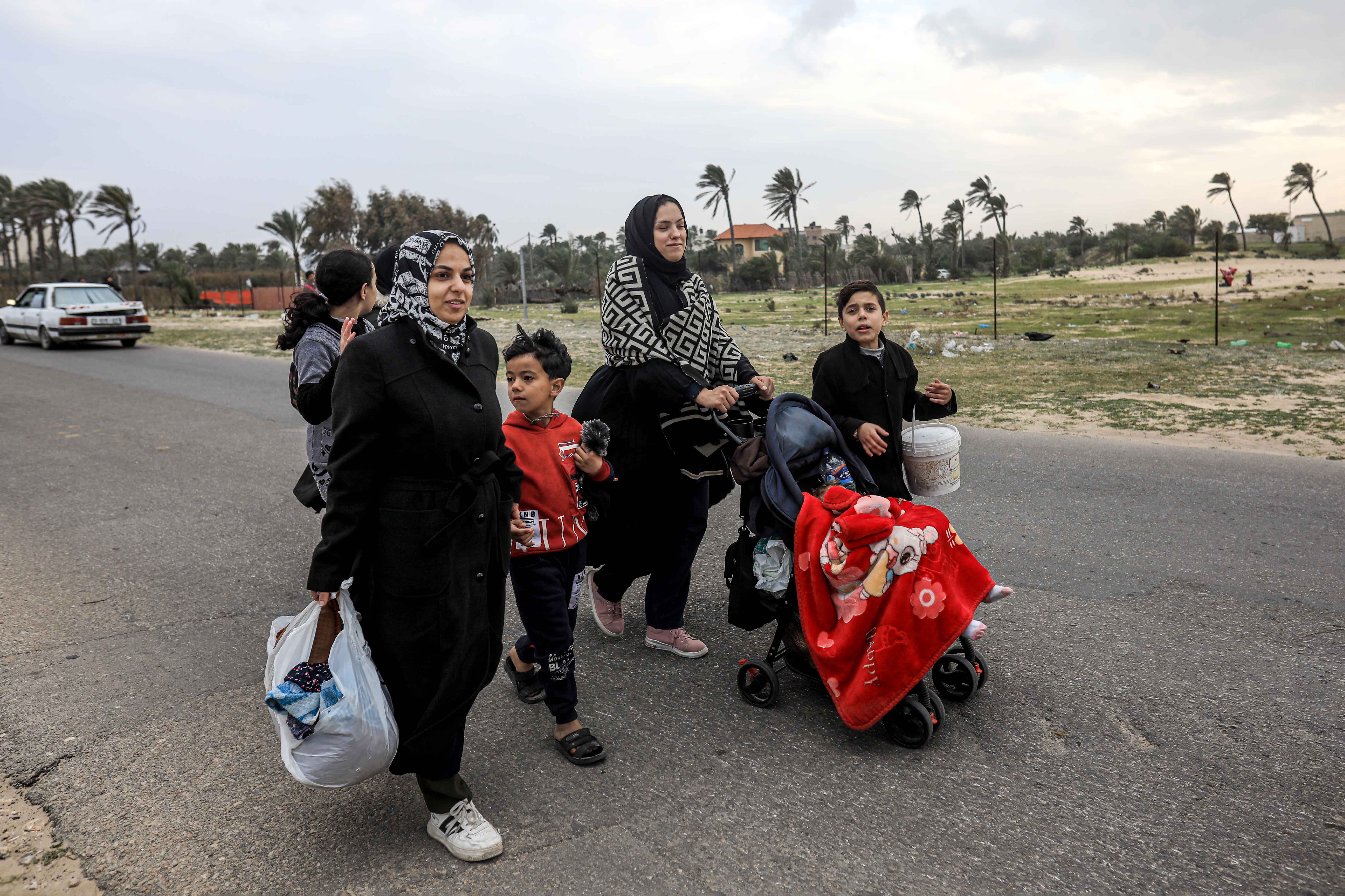 Displacement from Khan Younis