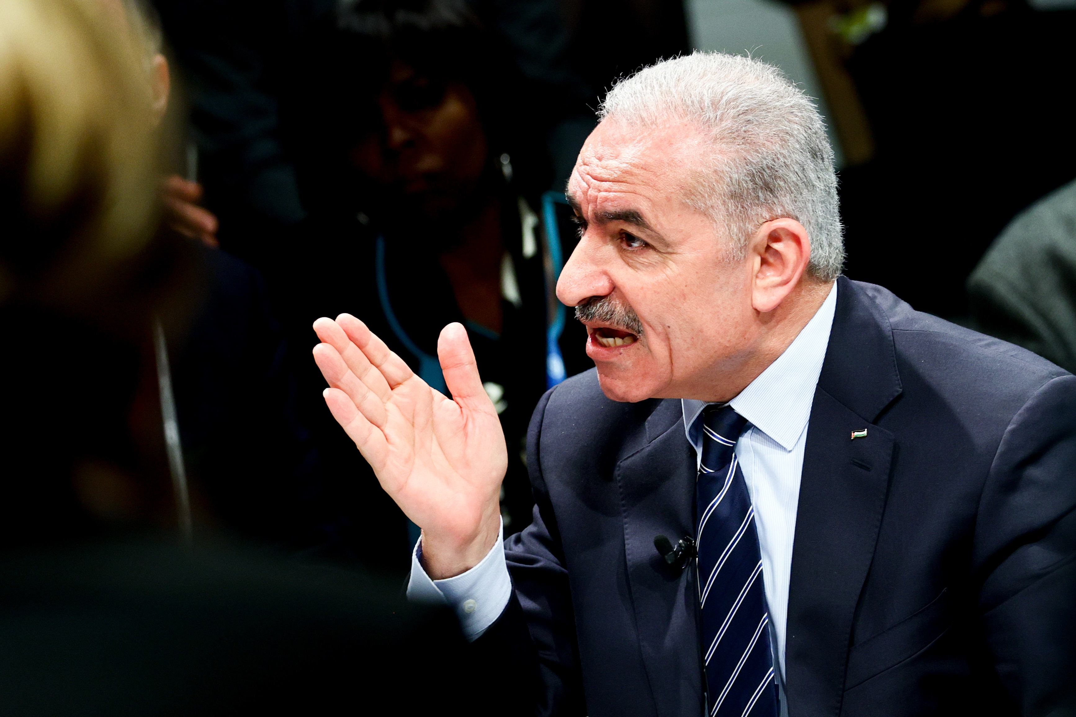 Palestinian Prime Minister Mohammad Shtayyeh in Munich, Germany, on February 19, 2024