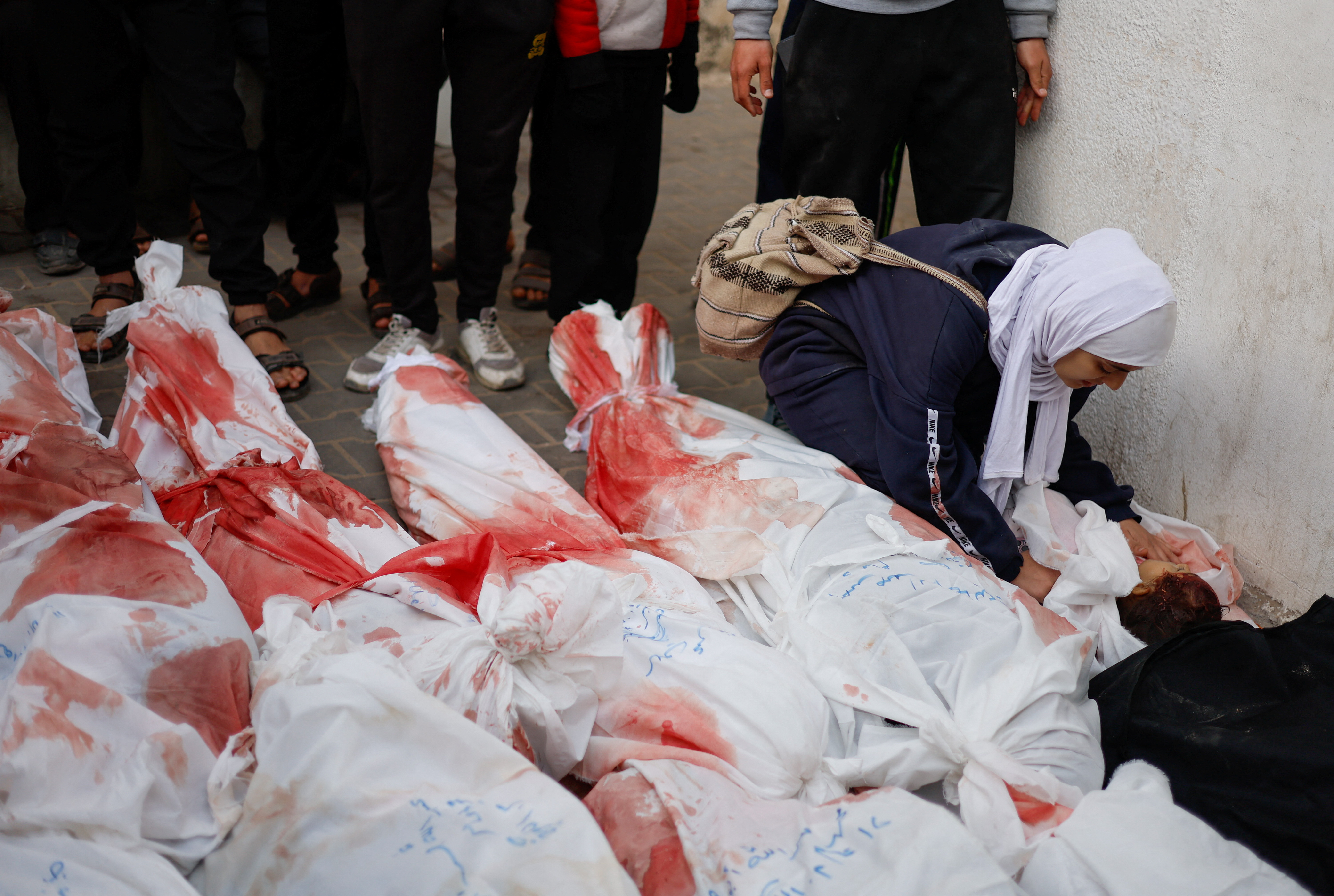 The aftermath of Israeli strikes on Rafah