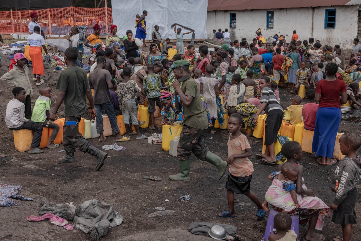 Protest against Rwanda, West in eastern DR Congo city of Goma