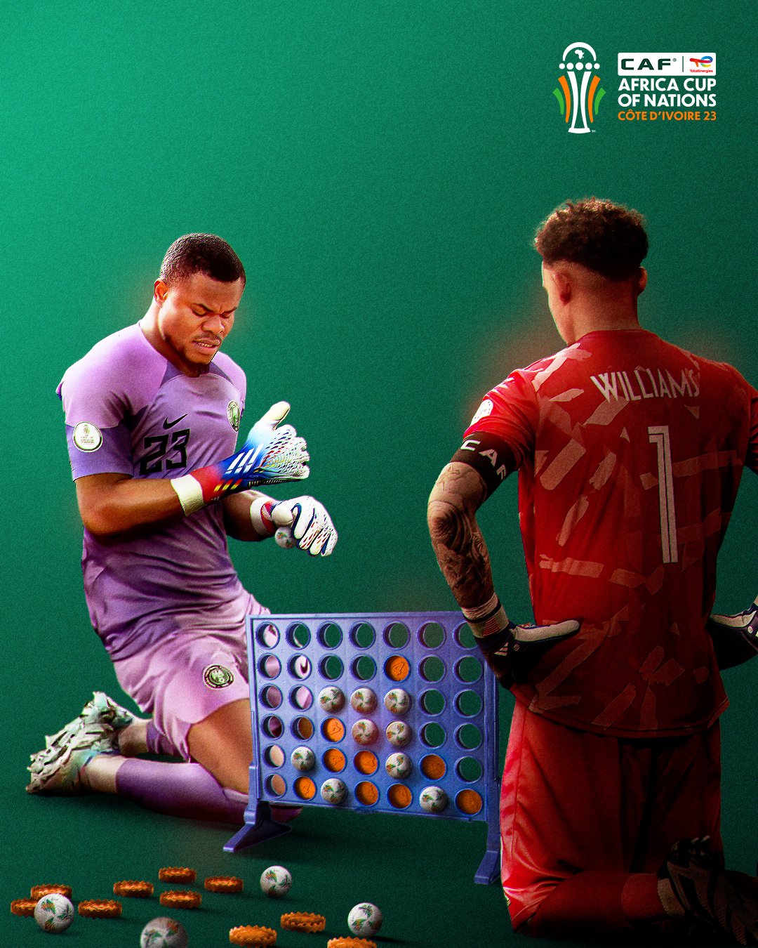 Nigeria take on South Africa on February 7, 2024, in an African Cup of Nations semifinal with more than just a chance to play for the continent’s biggest football prize at stake [Courtesy: CAF]