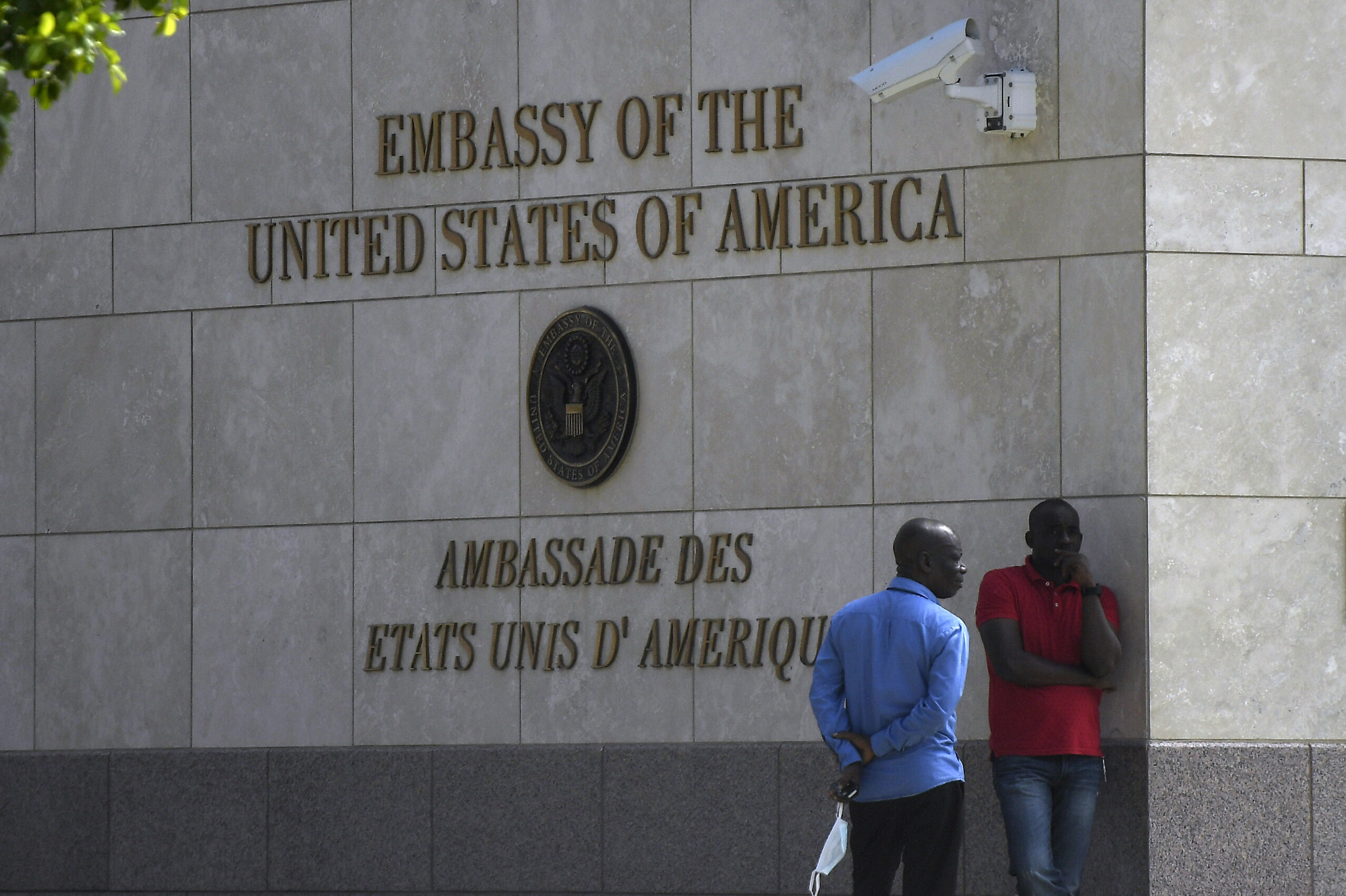 The US embassy in Port-au-Prince, Haiti
