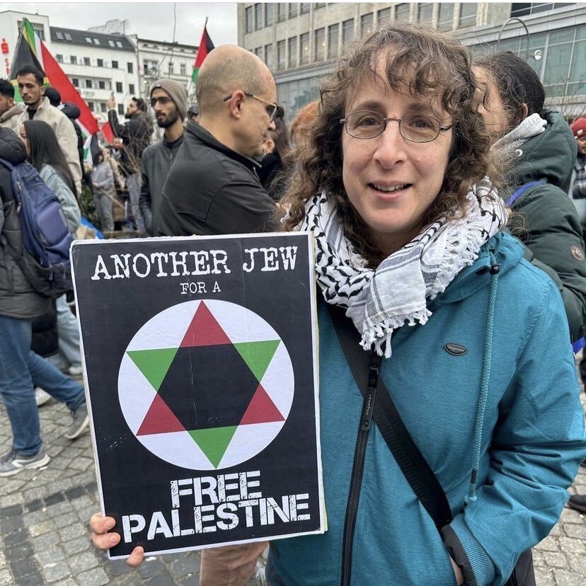 German protester
