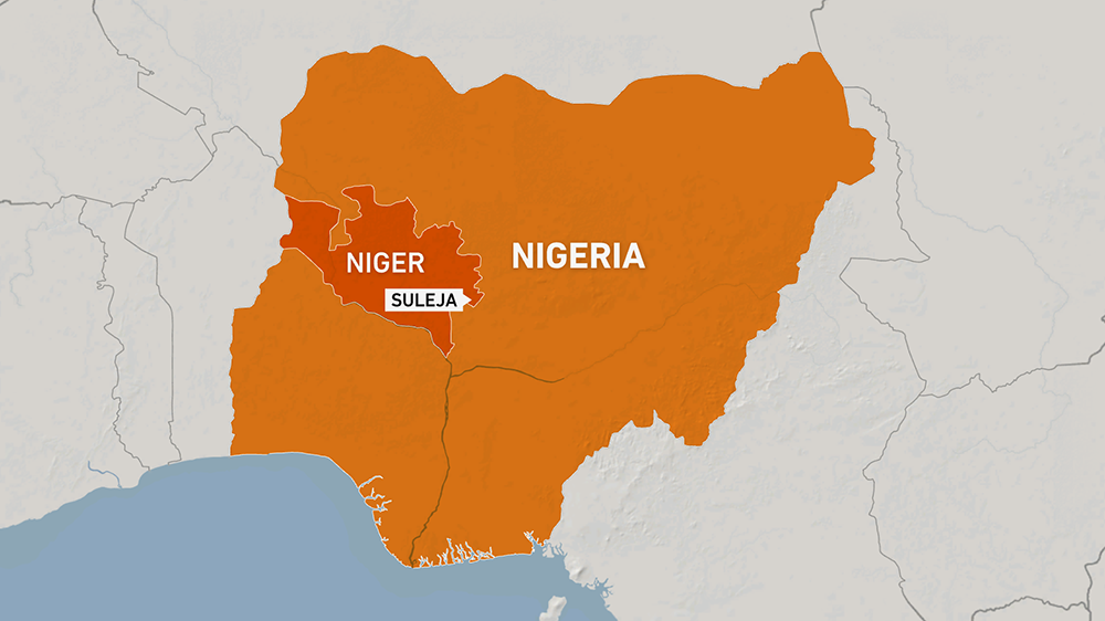 Nigeria map Suleja, Niger state