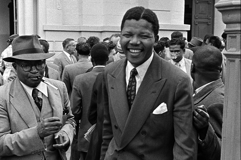 Nelson Mandela, by Jurgen Schadeberg
