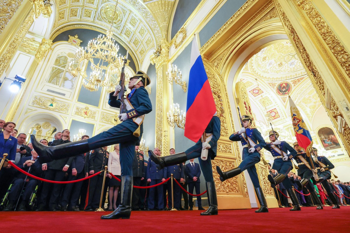 Russia's Vladimir Putin sworn in as president for a fifth term