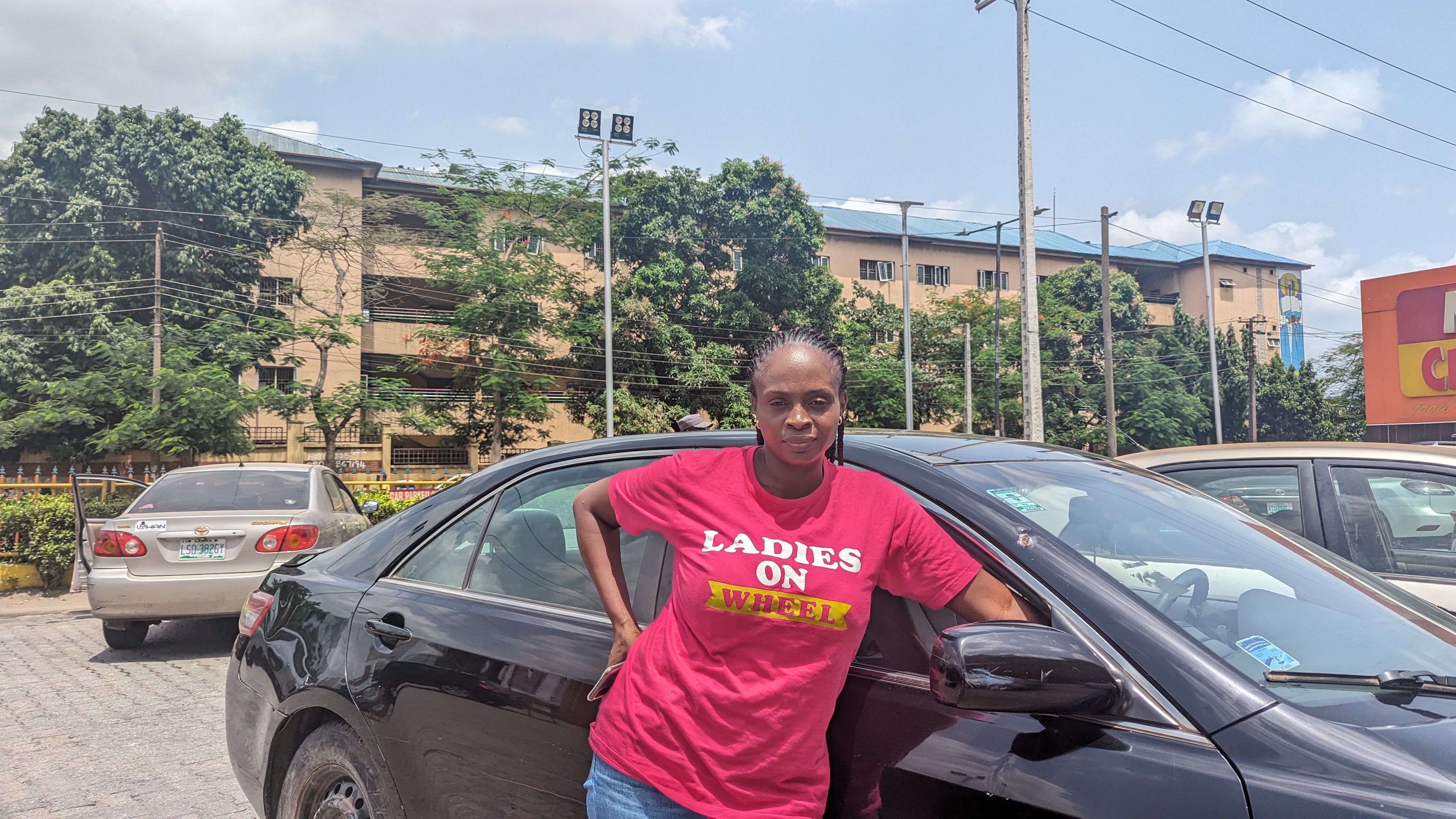 Glory Ashiru has been driving since 2019