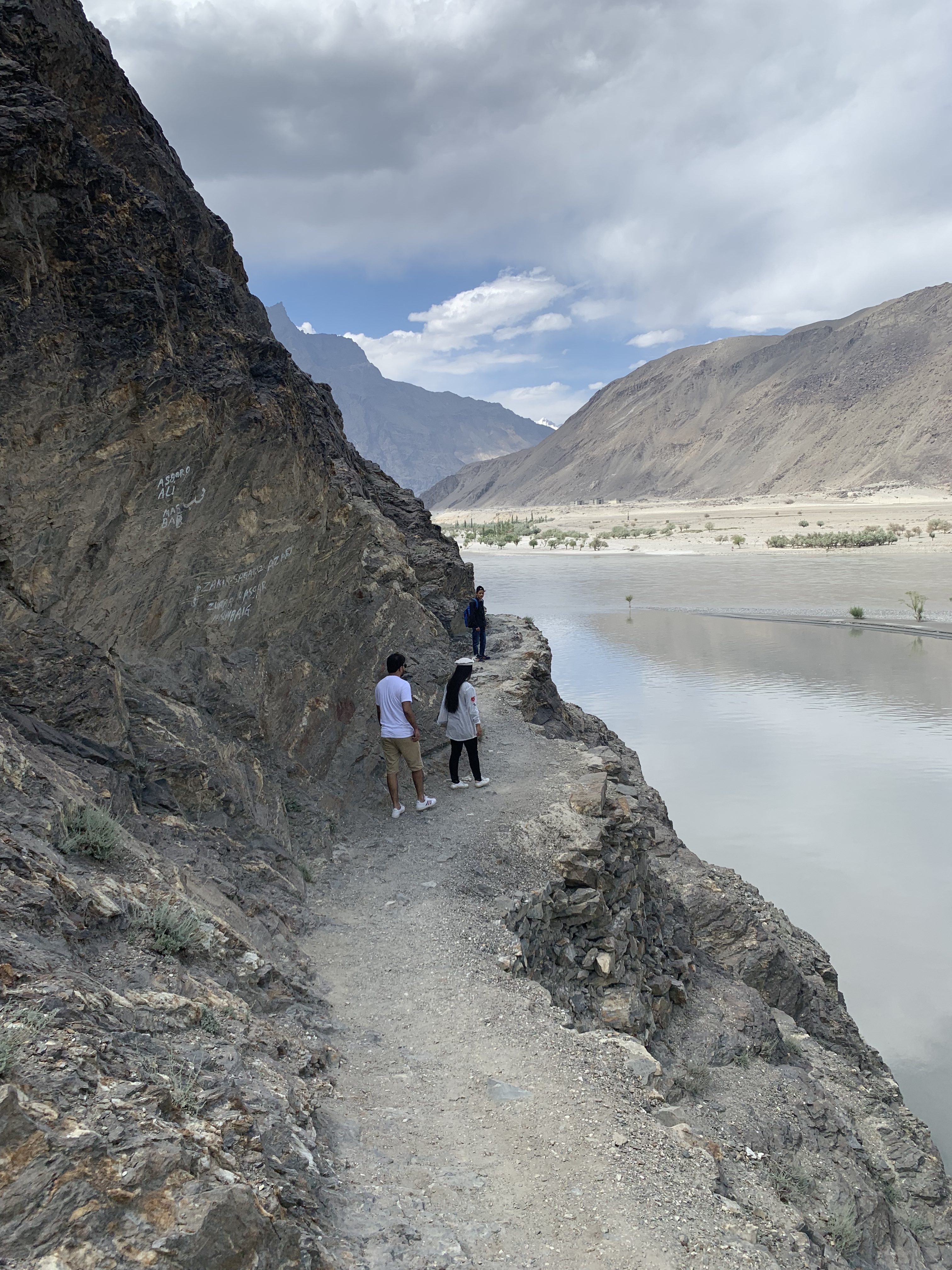 Following the rugged, fenceless path to the organic village, Khari Nangsoq