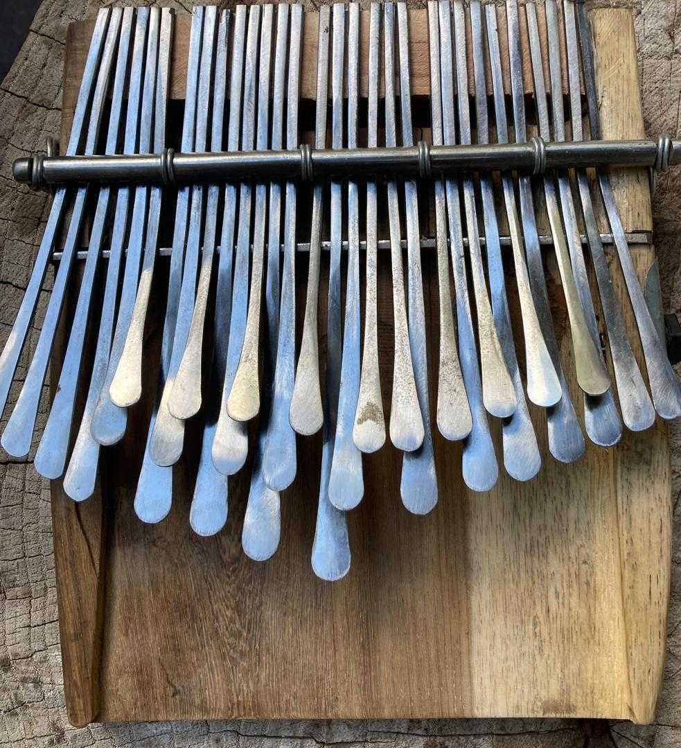 A mbira crafted by Jacob Mafuleni