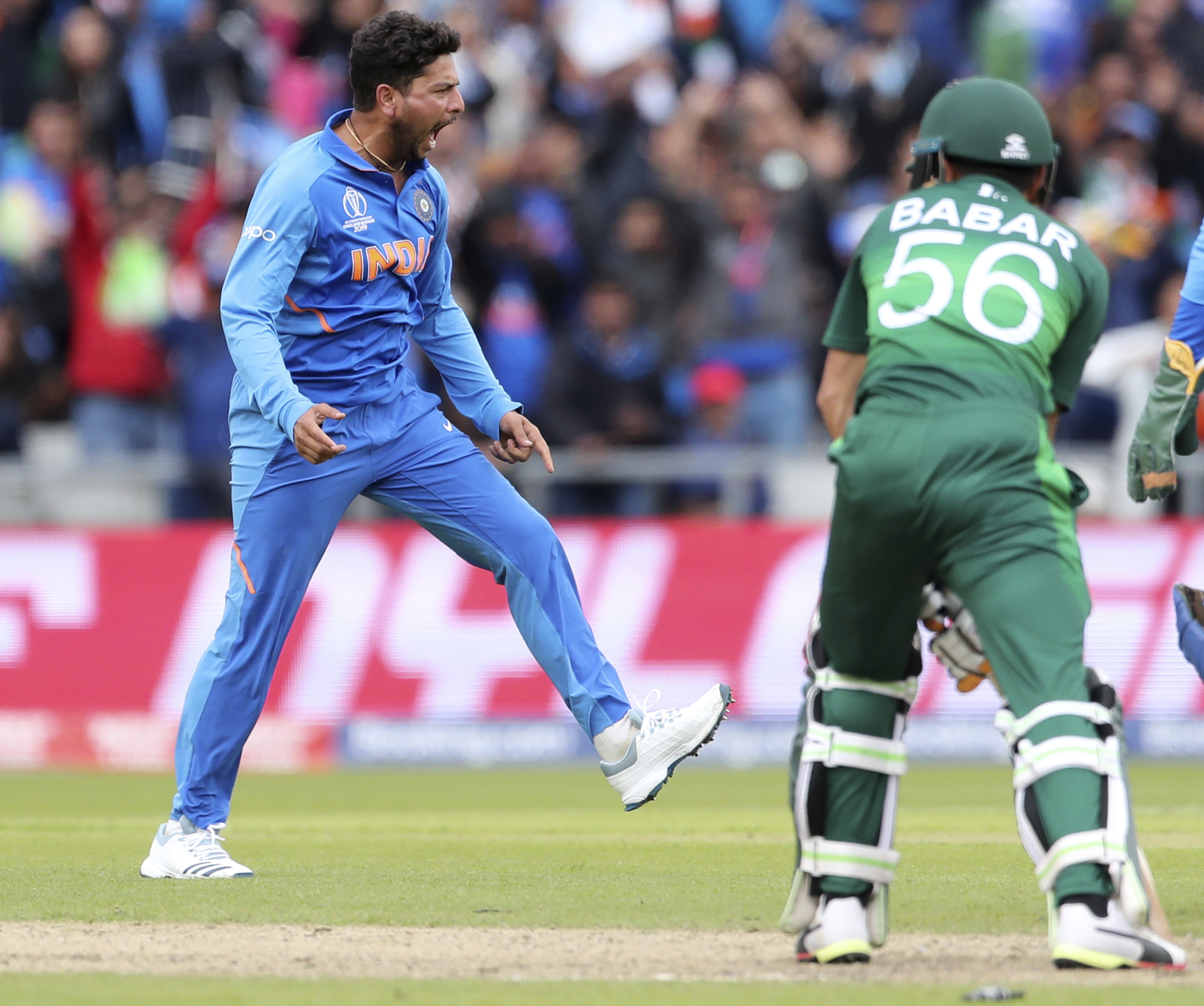 Kuldeep Yadav has dismissed Babar Azam twice in their last two meetings in the ICC Cricket World Cup