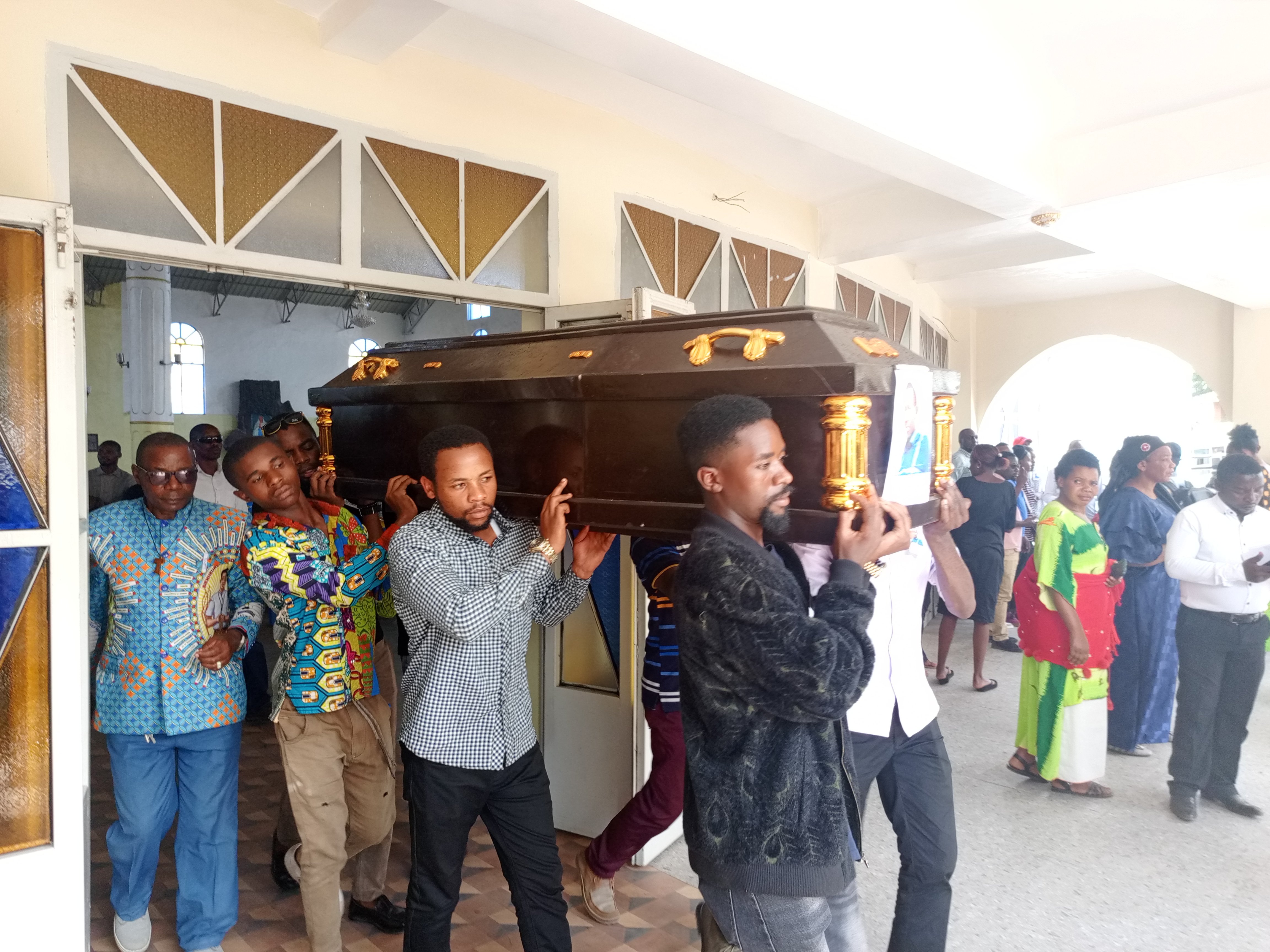 A funeral in DRC