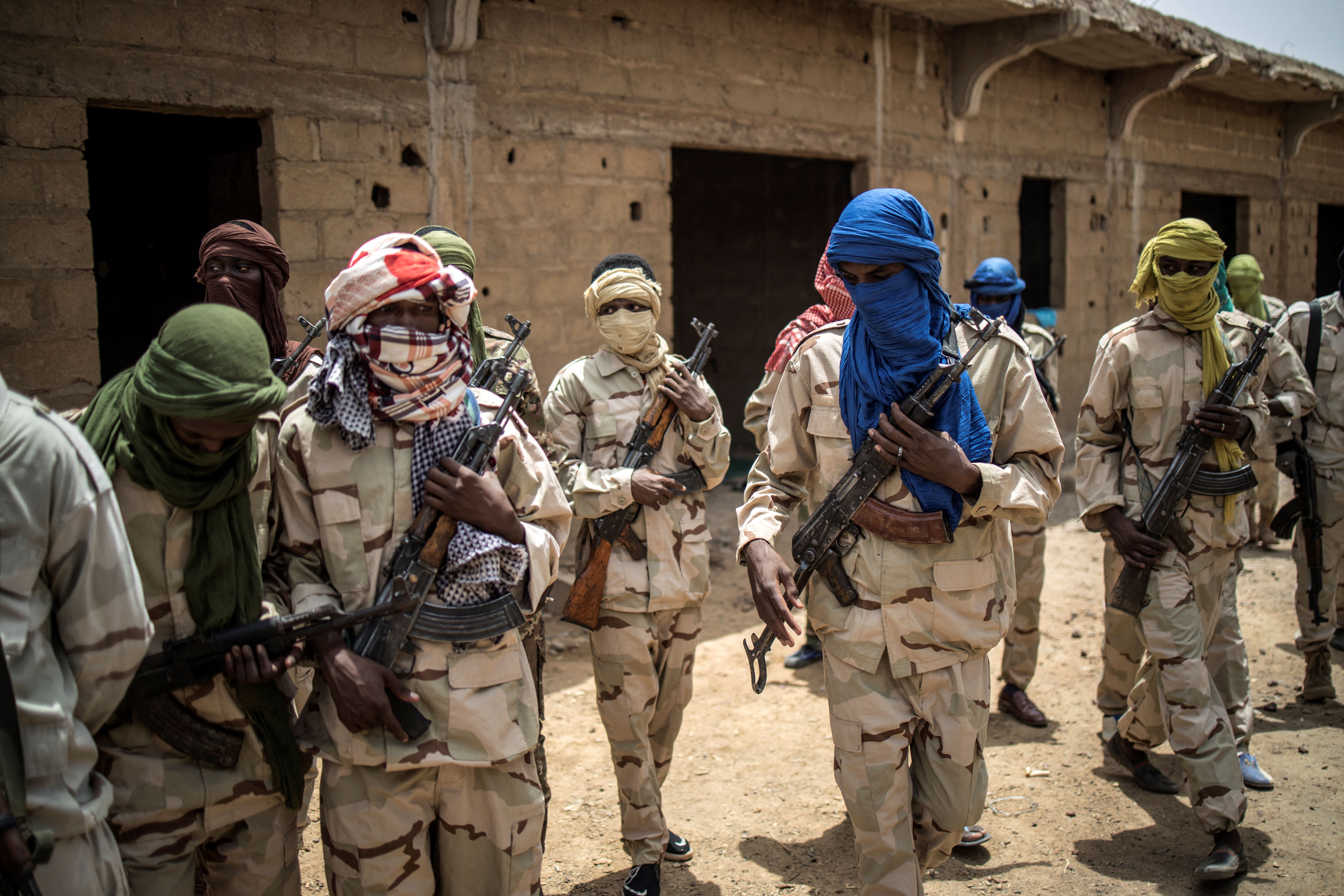 A group of Fulani militiamen