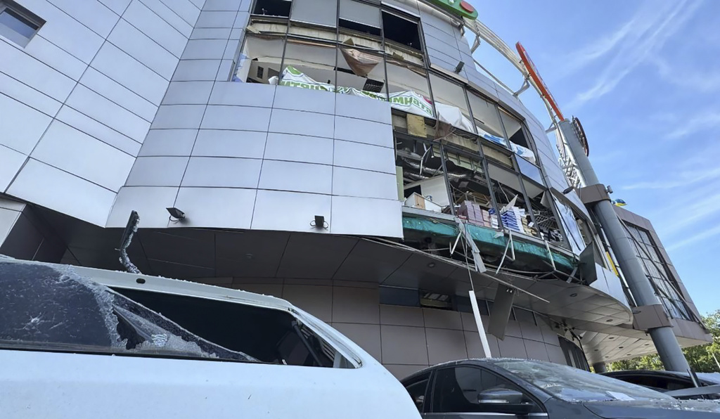 Damage caused by Russia's missile attack