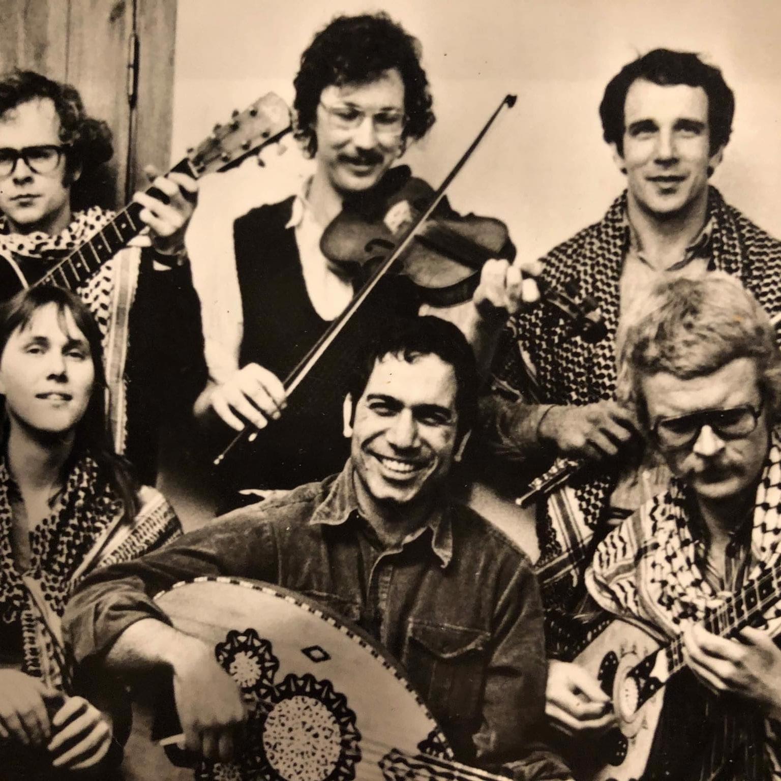 The band, Kofia, in the 1970s with George Totari front, centre [Courtesy of George Totari]
