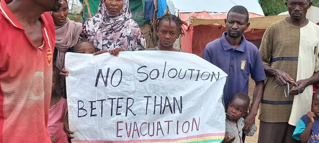Sudanese refugees protest the frequent attacks they have faced from bandits and militias in Ethiopia, and demand to be evacuated
