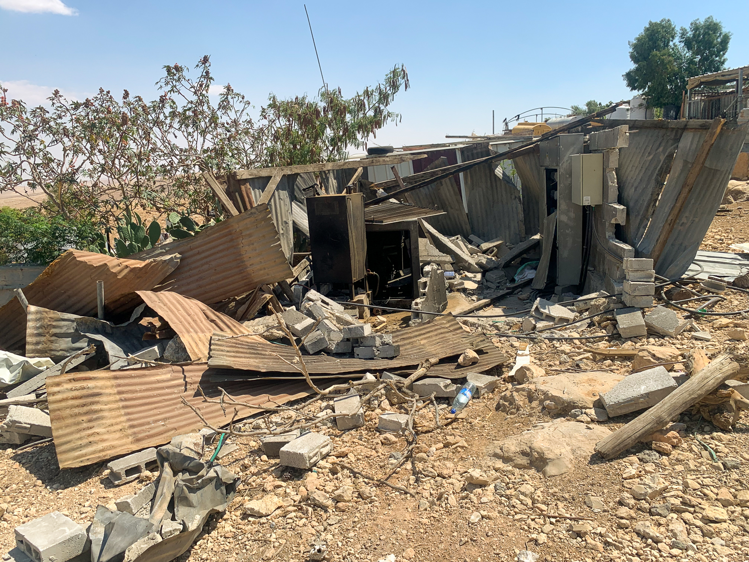 demolished homes