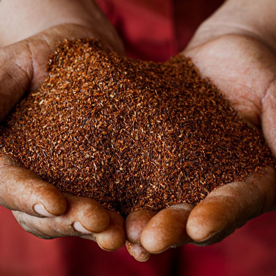 Rooibos tea, which can be ground to the consistency of espresso, is at the heart of Red Espresso [Courtesy of Red Espresso]
