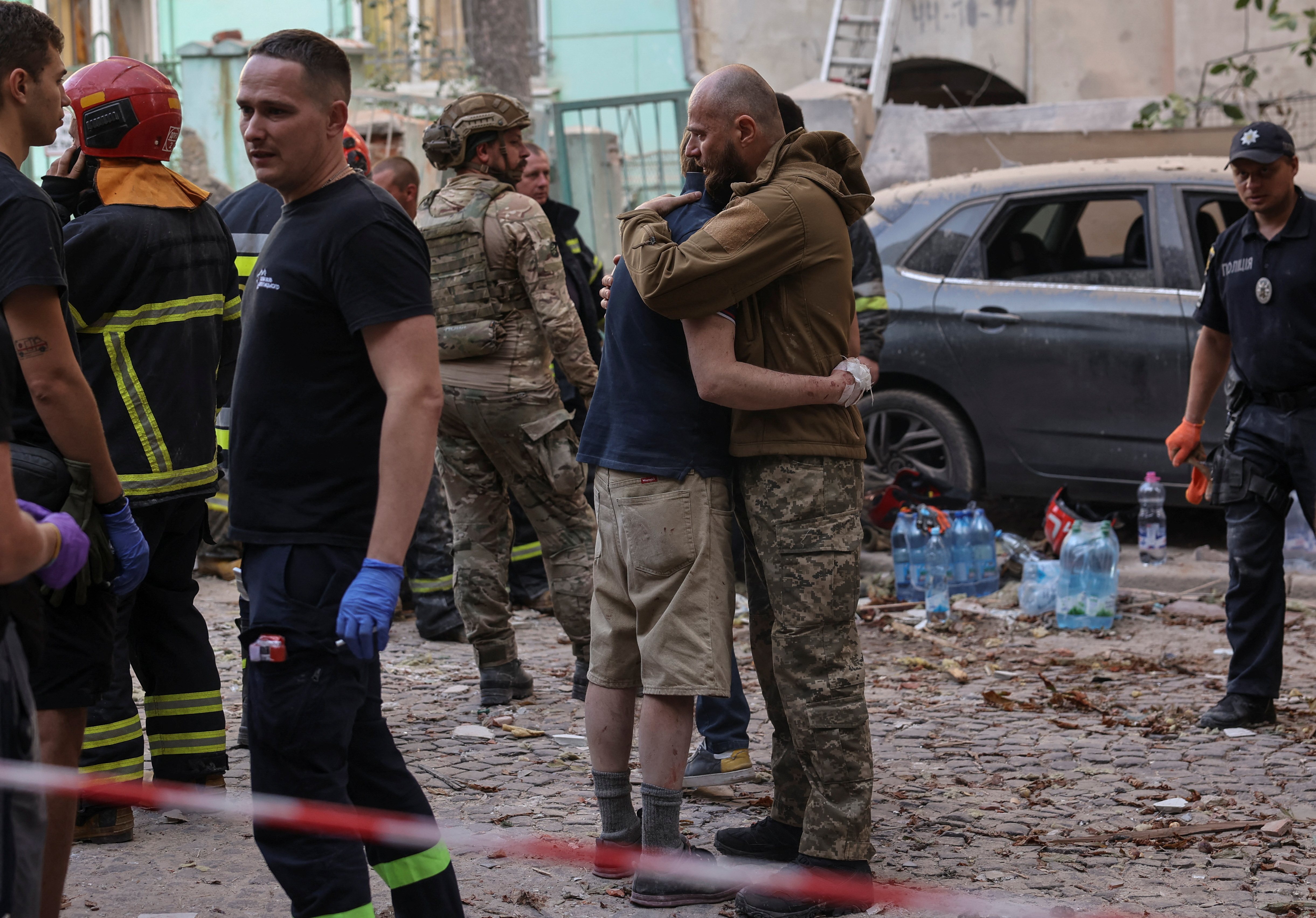 Russian strike on Ukraine's historic Lviv kills seven