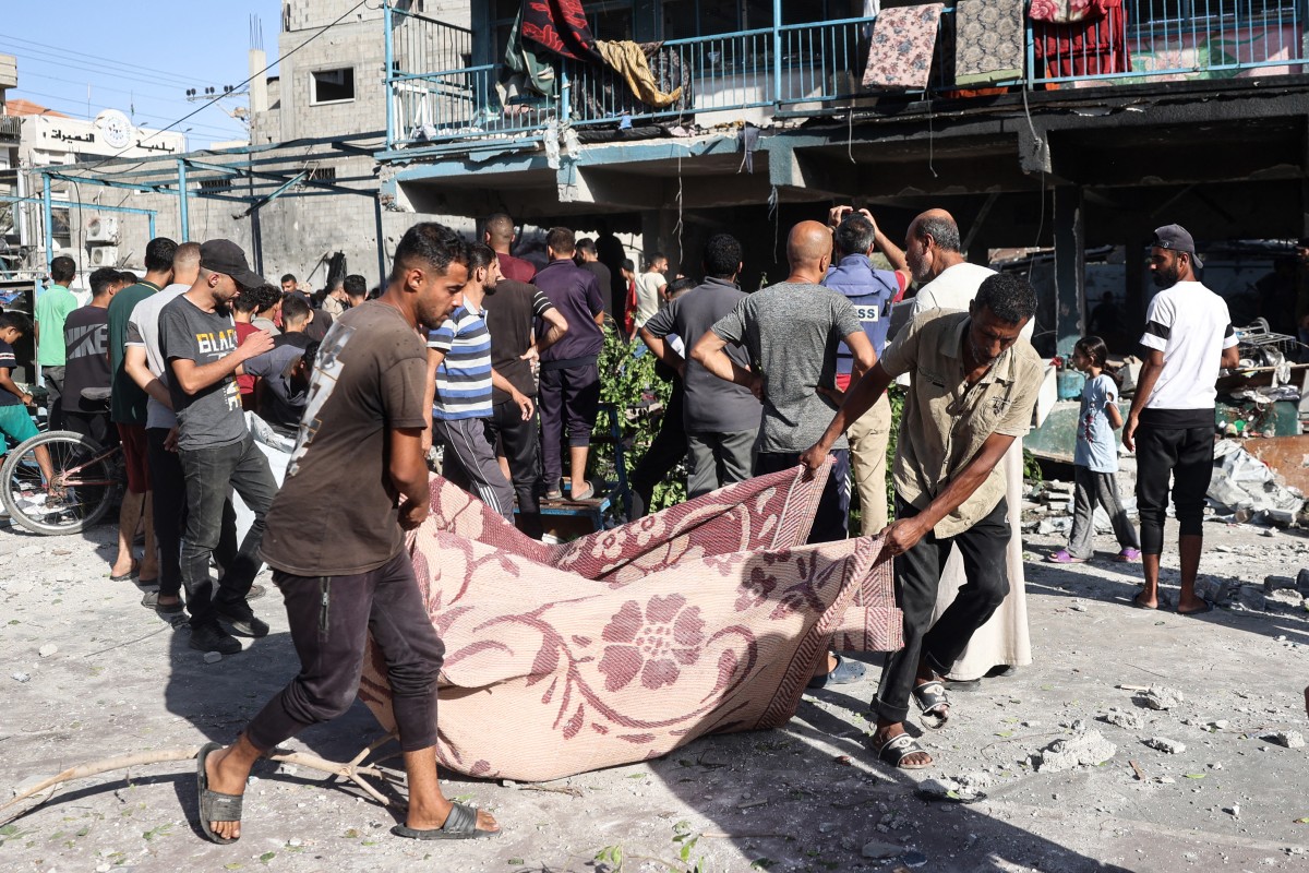 Gaza rescuers say 18 killed in Israeli strike on school