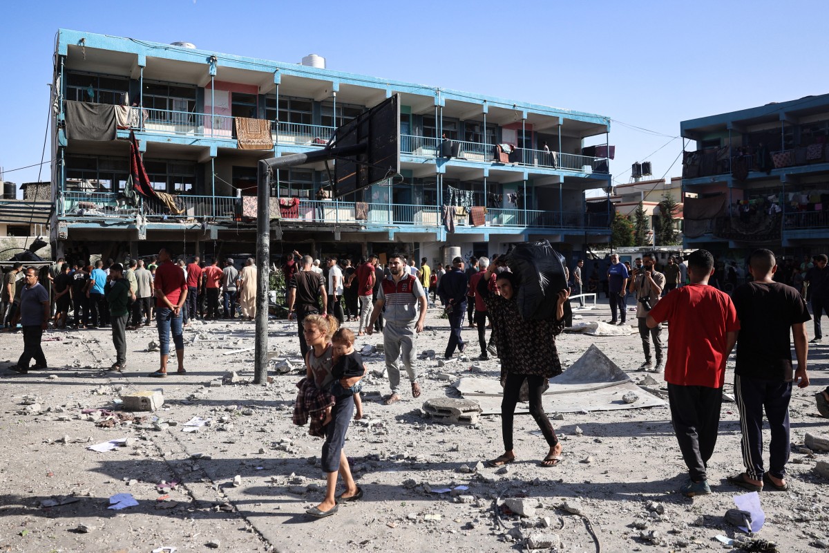 Gaza rescuers say 18 killed in Israeli strike on school