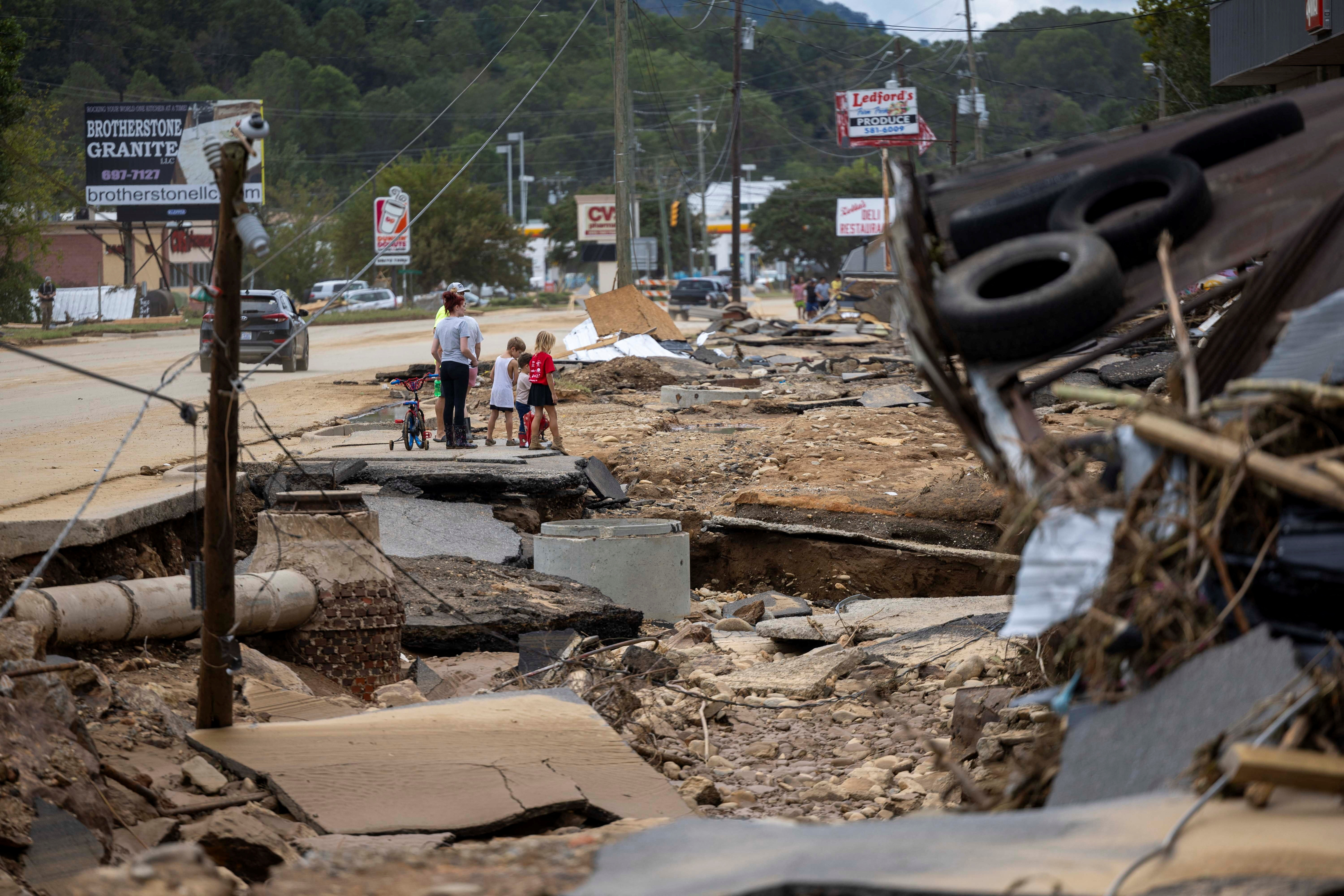 Massive search and rescue operation in wake of hurricane Helene