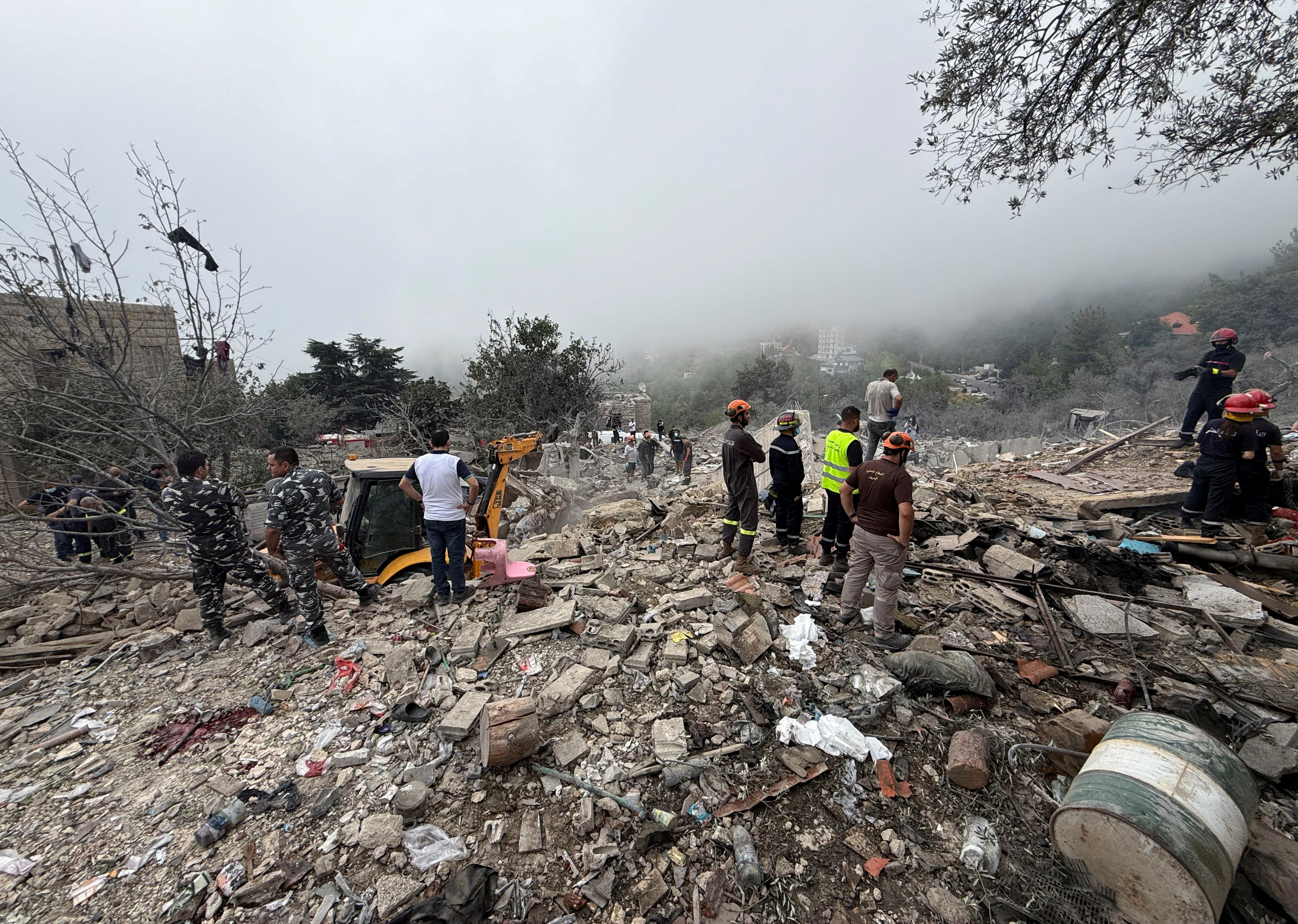 Israel kills at least 21 in strike on Christian town in north Lebanon