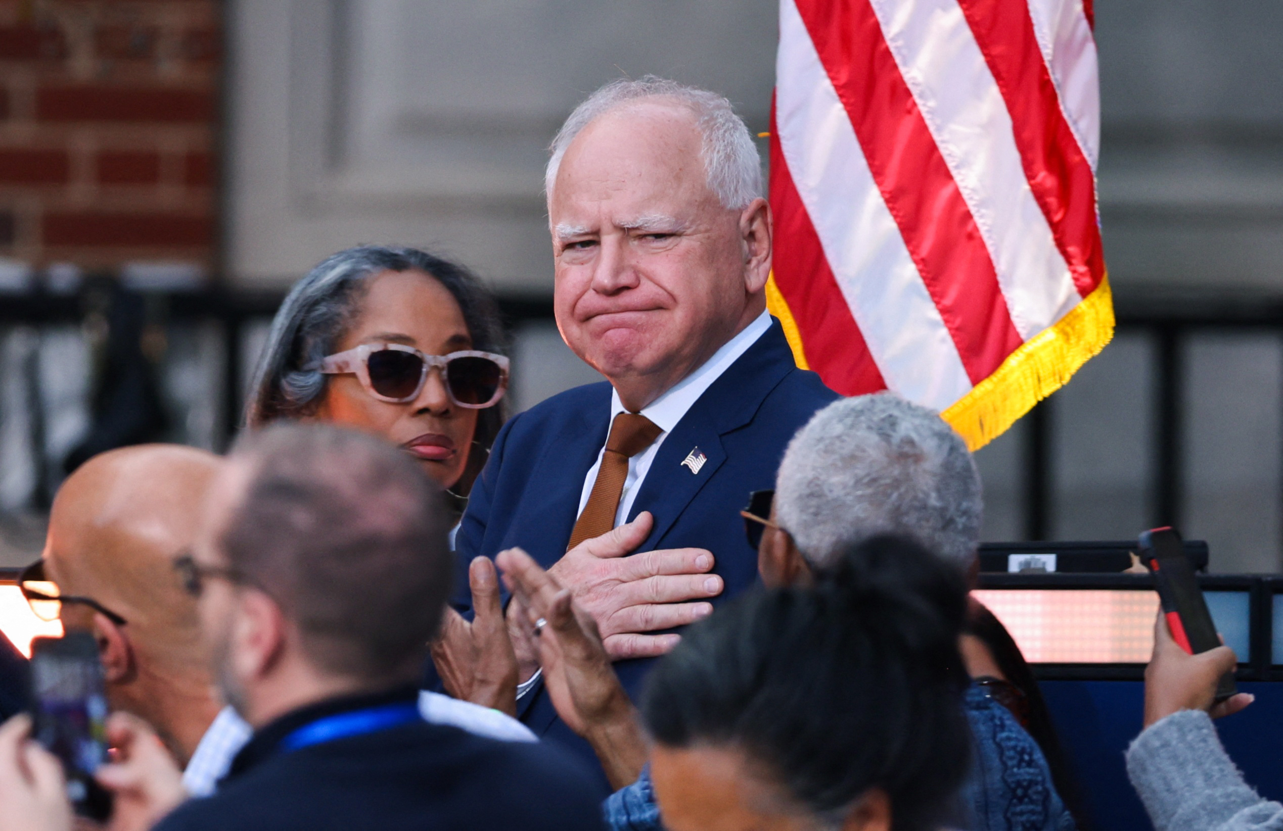 Vice President Kamala Harris delivers a concession speech