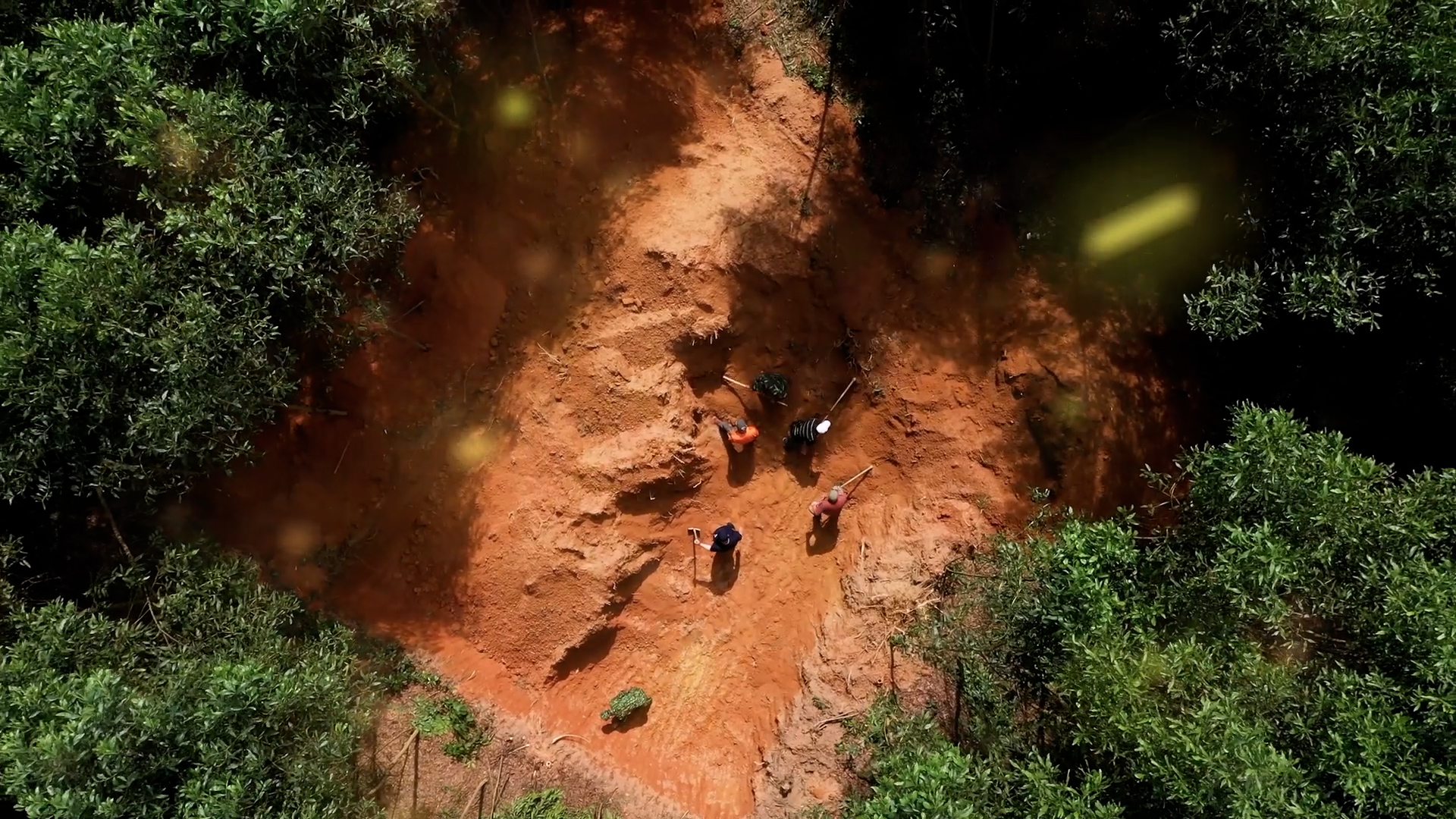 Digging for mass graves