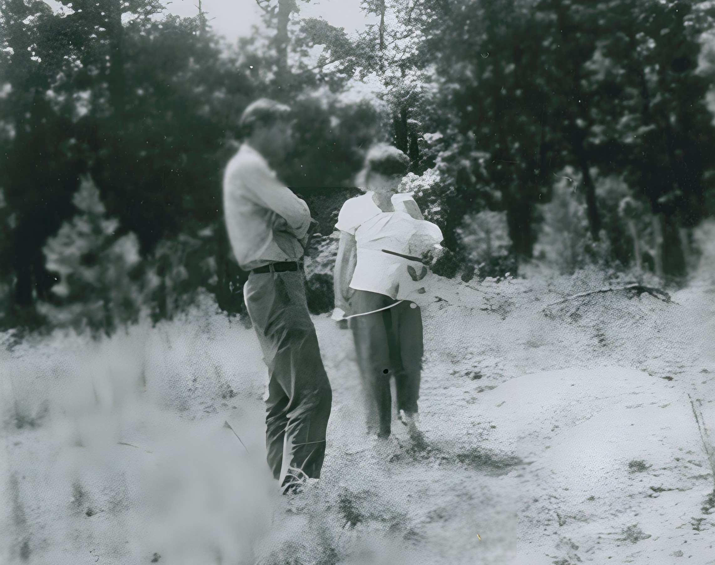 William and Joan with newborn Bill Jr.