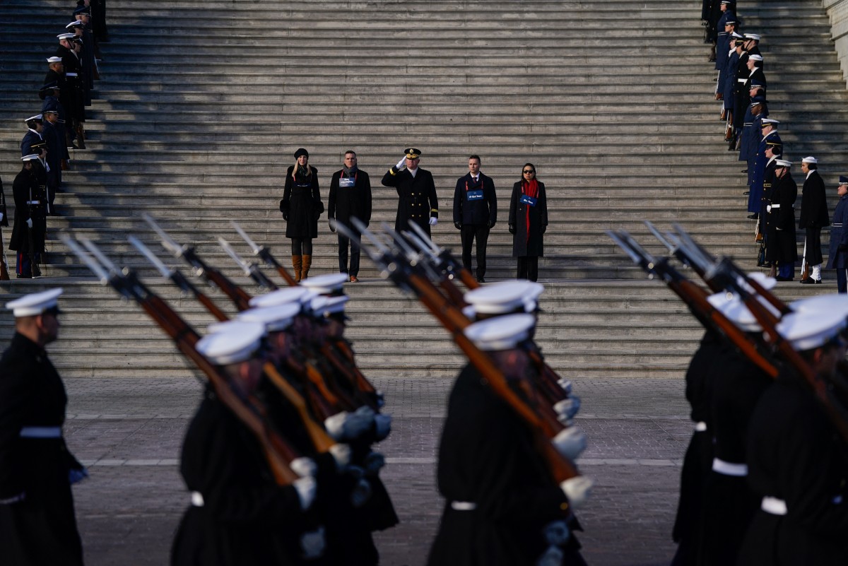 Trump inauguration rehearsal