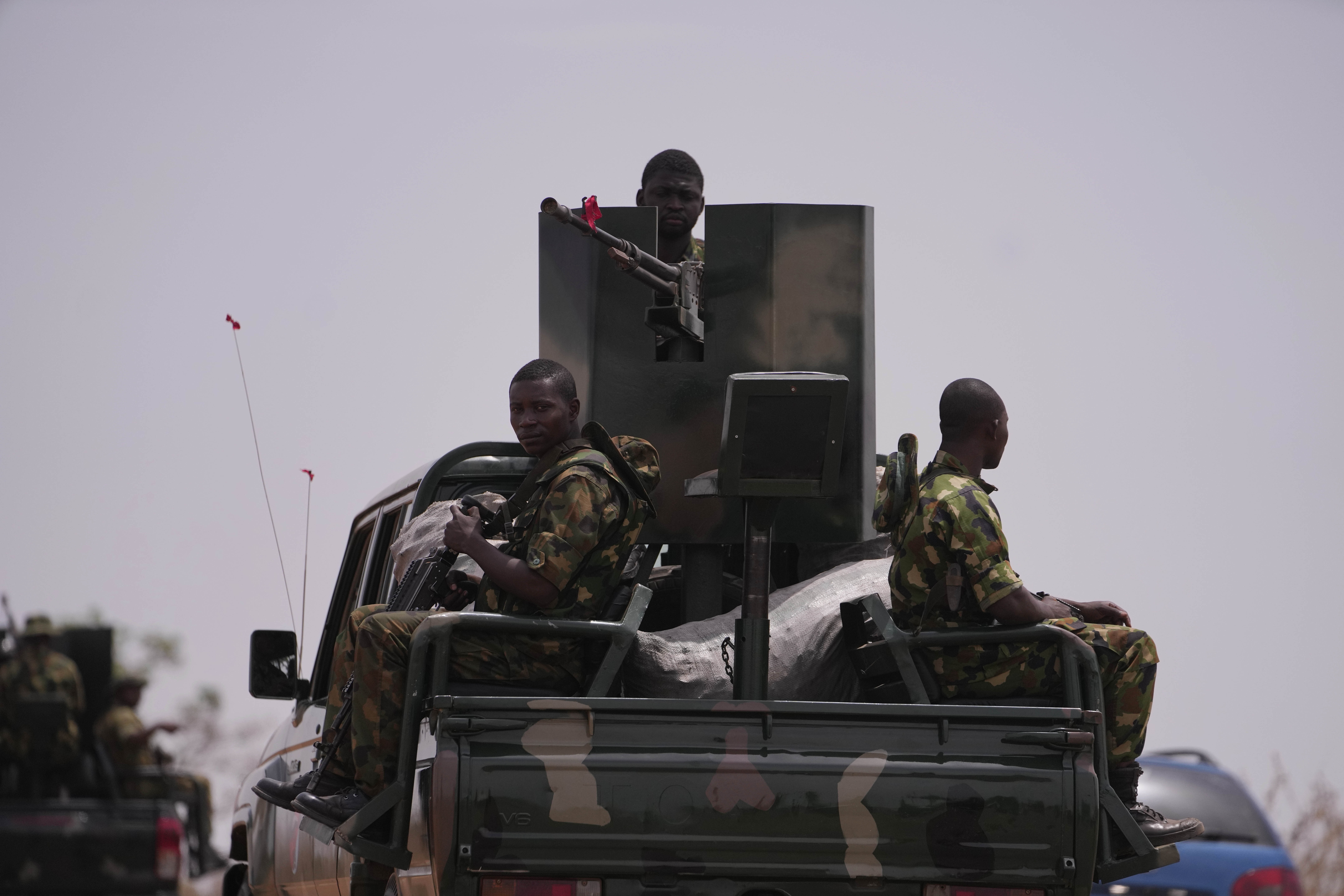 Nigerian army patrol